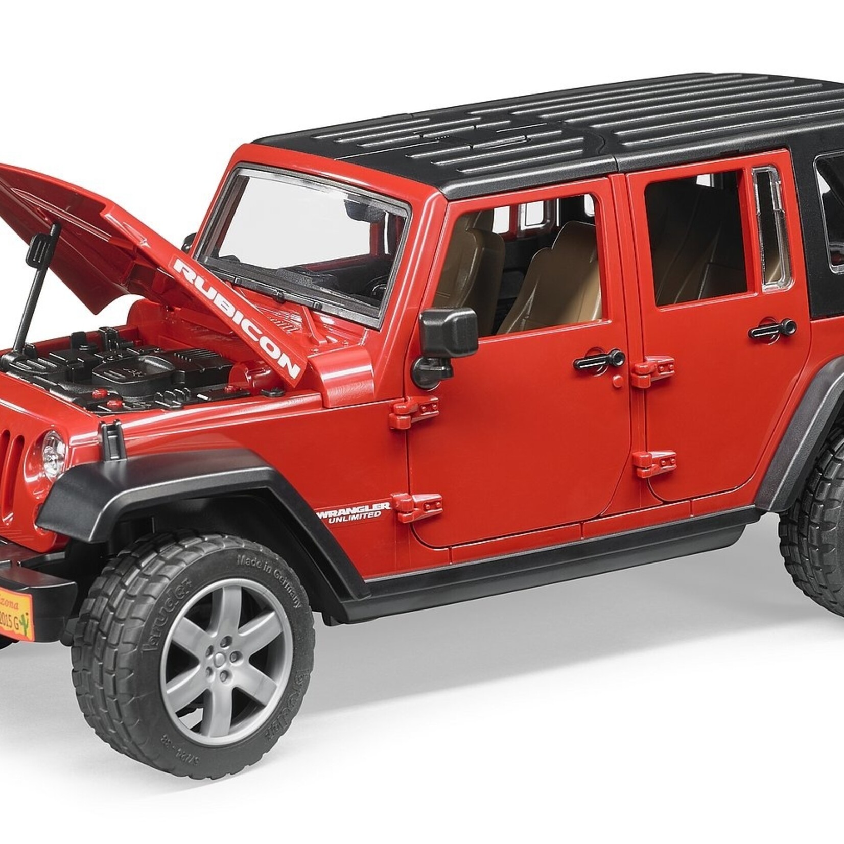 Bruder Voiture miniature Bruder Jeep Wrangler Unlimited Rubicon – 1:16