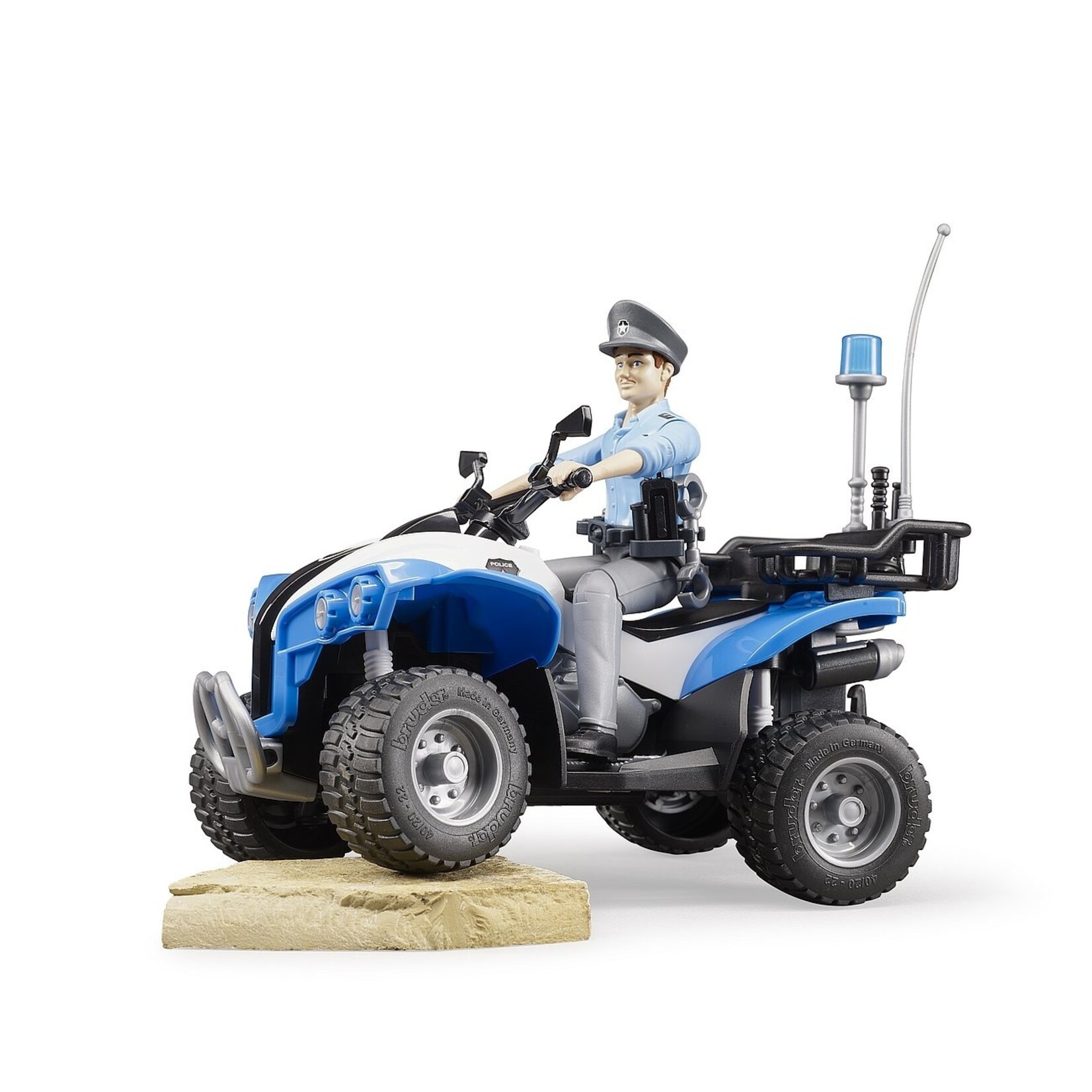 Bruder Quad Bruder police avec policier et équipement – 1:16
