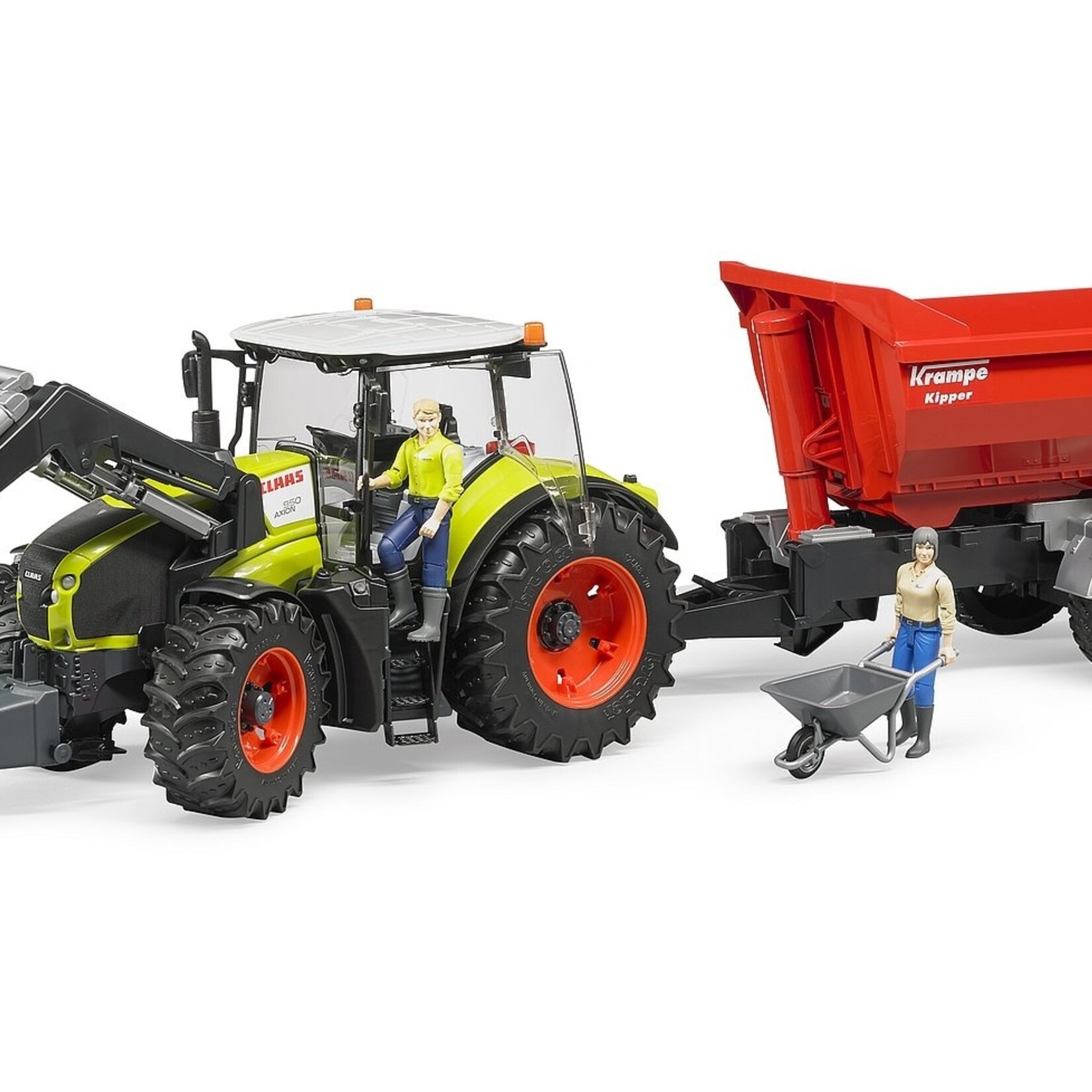 Bruder Tracteur Bruder Claas Axion 950 avec chargeur avant – 1:16