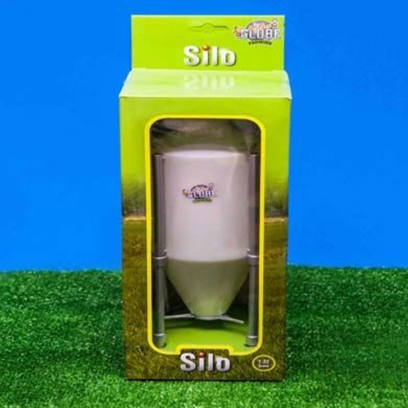 Kids Globe Hangar agricole miniature Kids Globe Mega silo – 1:32