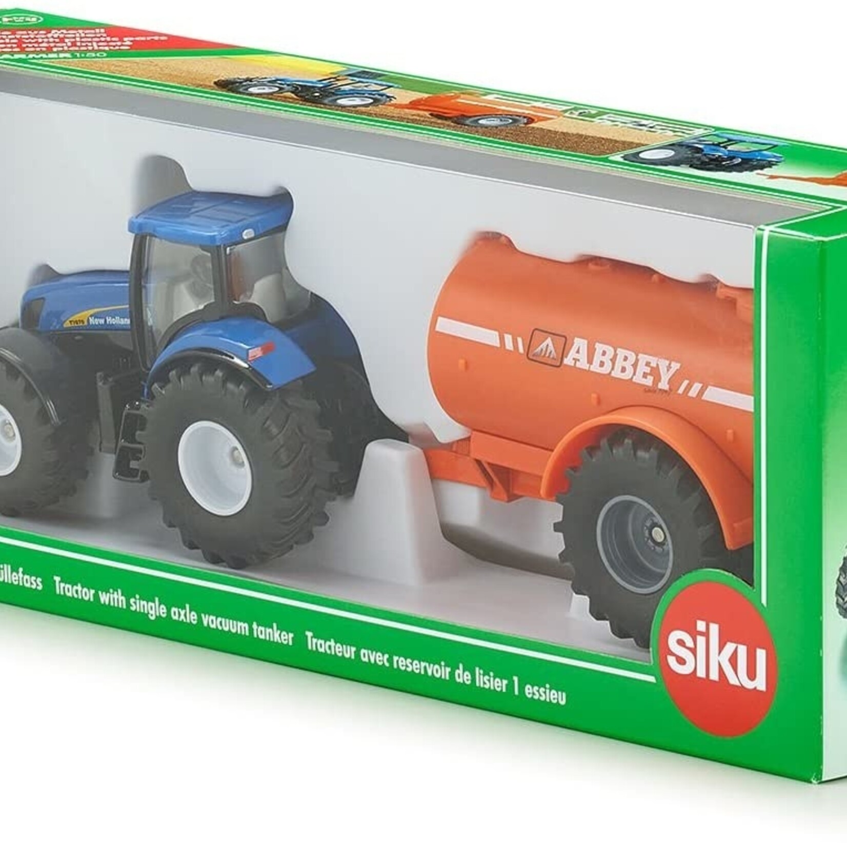 Siku Tonne à lisier Siku New Holland avec reservoir de lisier monoaxe – 1:50