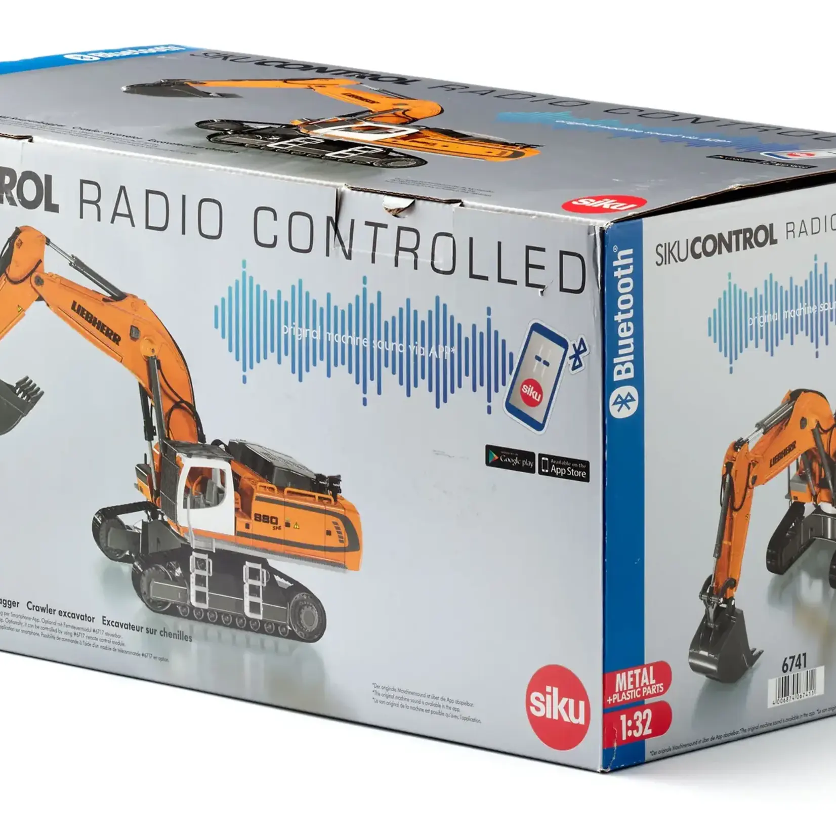 Siku Pelleteuse Siku Control Liebherr R980 SME Excavator avec Bluetooth – 1:32, radiocommandé