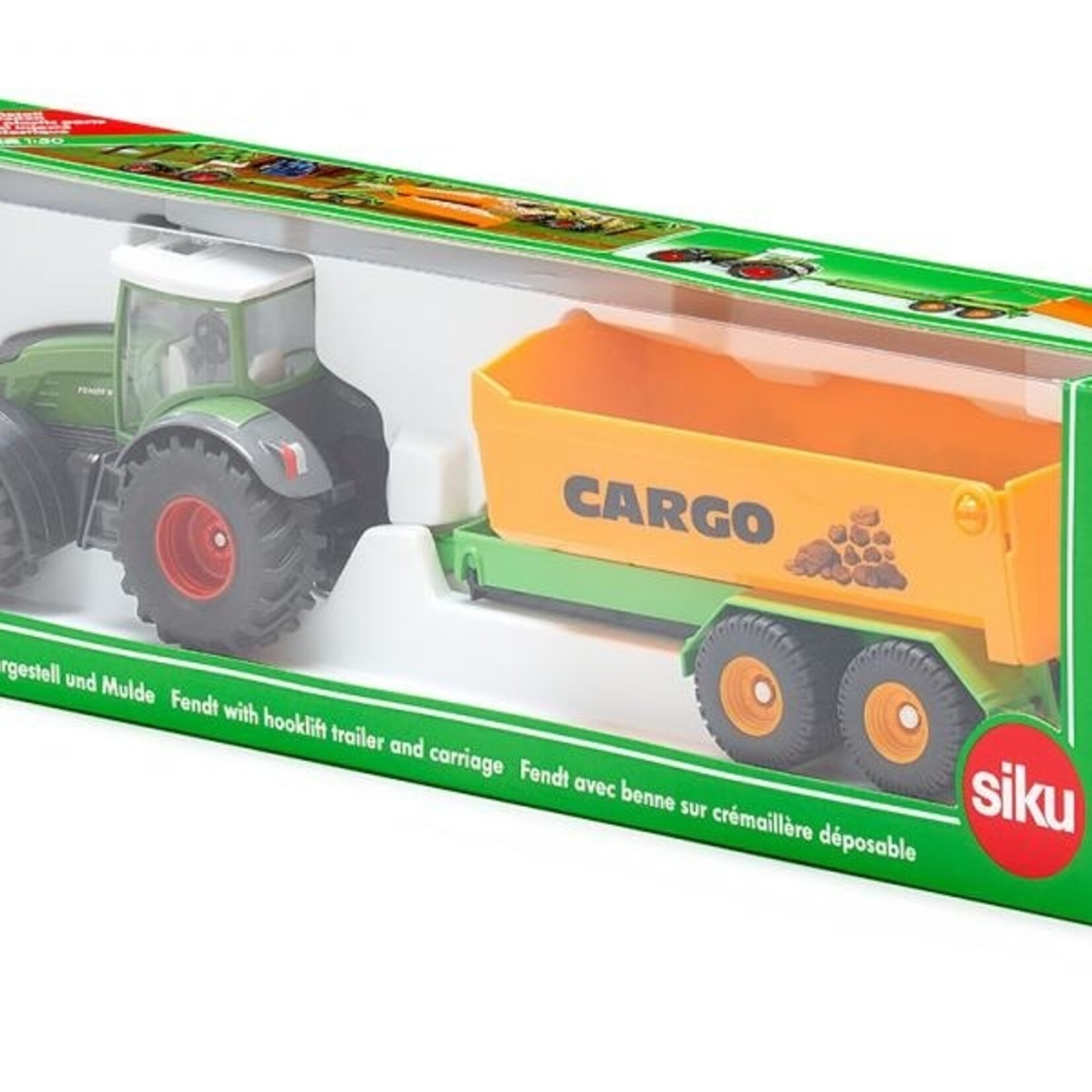 Siku Remorque Siku Fendt avec benne Joskin sur crémaillère déposable – 1:50