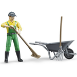 Bruder Accessoire Bruder Agriculteur avec accessoiries – 1:16
