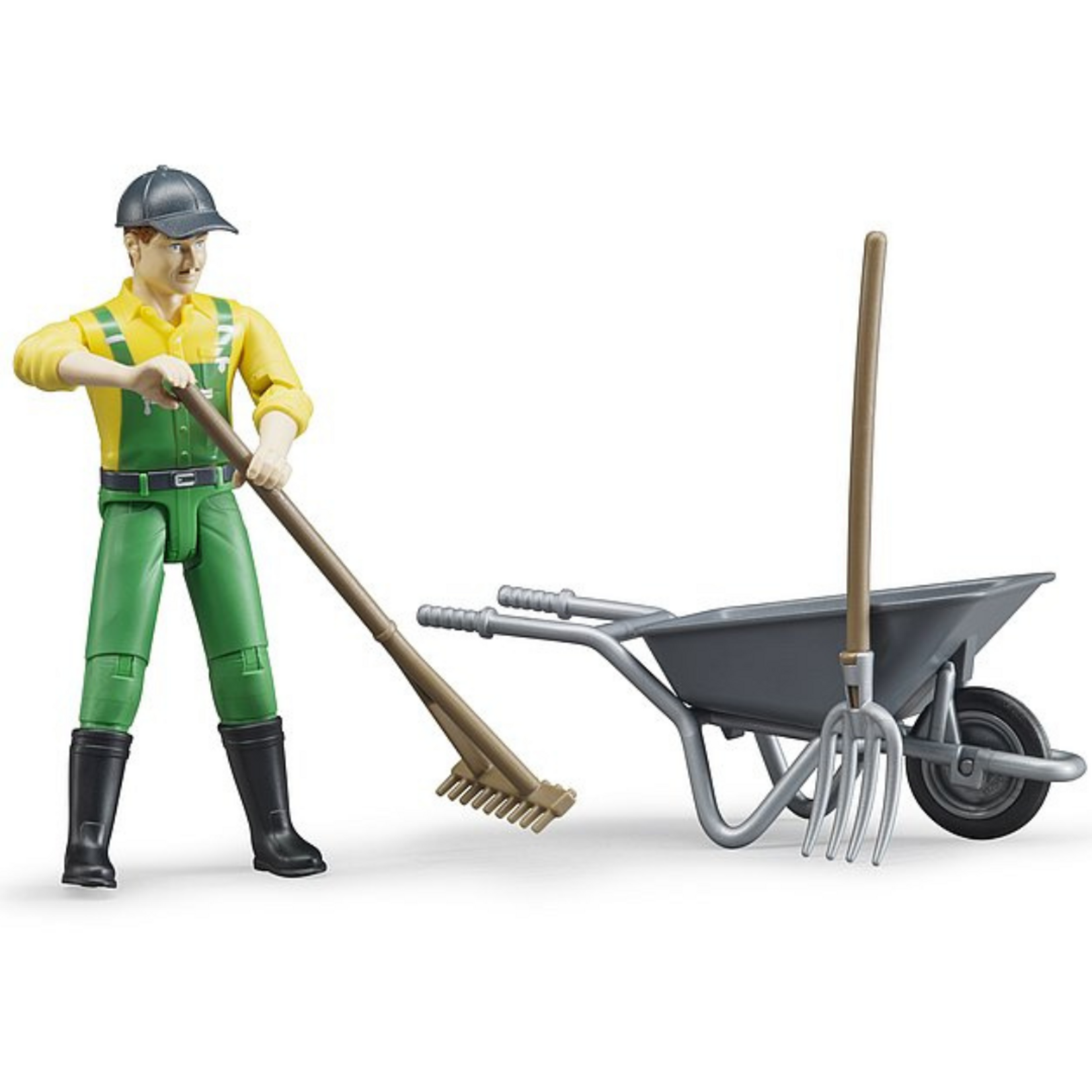 Bruder Accessoire Bruder Agriculteur avec accessoiries – 1:16
