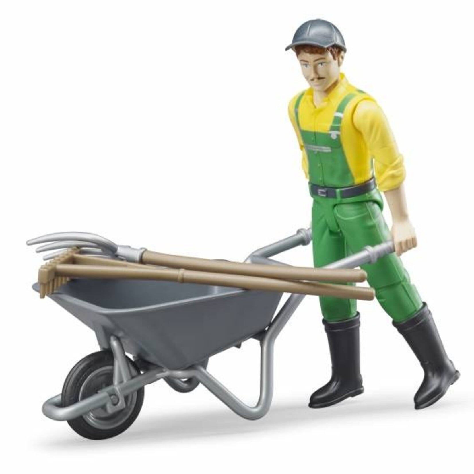 Bruder Accessoire Bruder Agriculteur avec accessoiries – 1:16