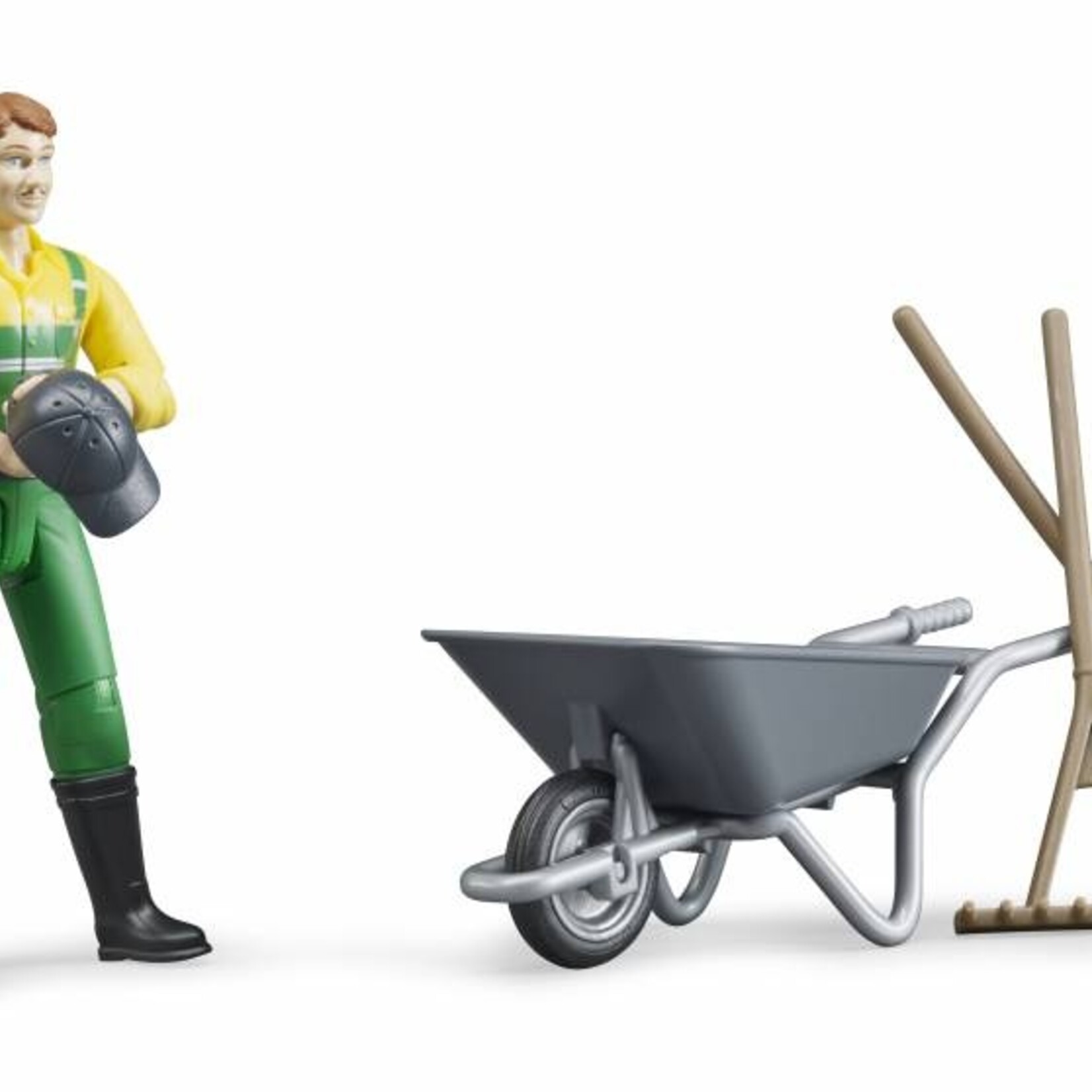 Bruder Accessoire Bruder Agriculteur avec accessoiries – 1:16