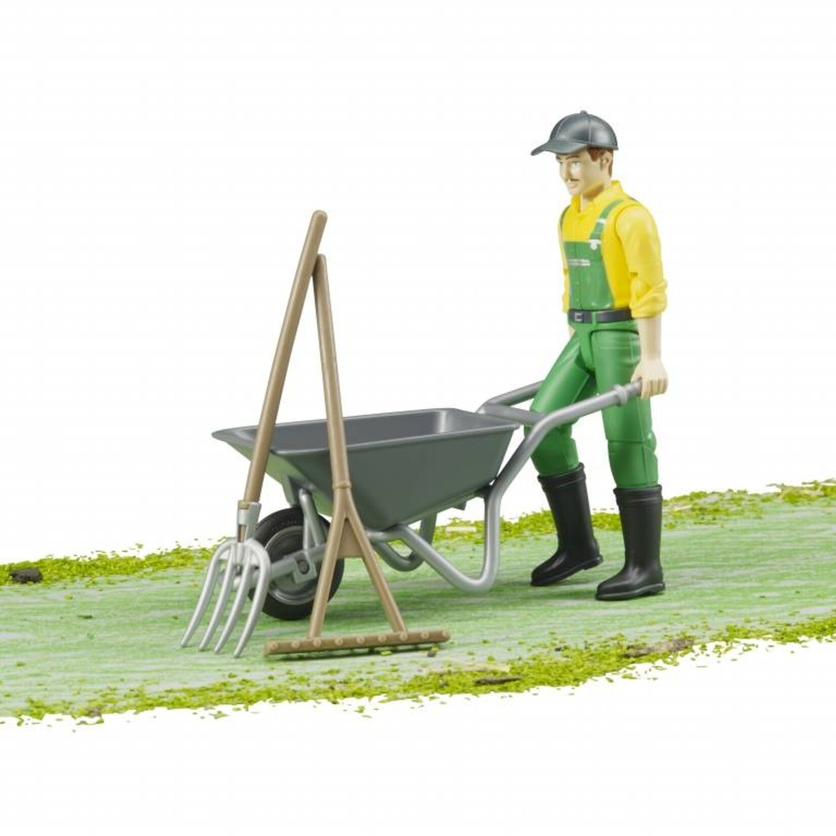 Bruder Accessoire Bruder Agriculteur avec accessoiries – 1:16
