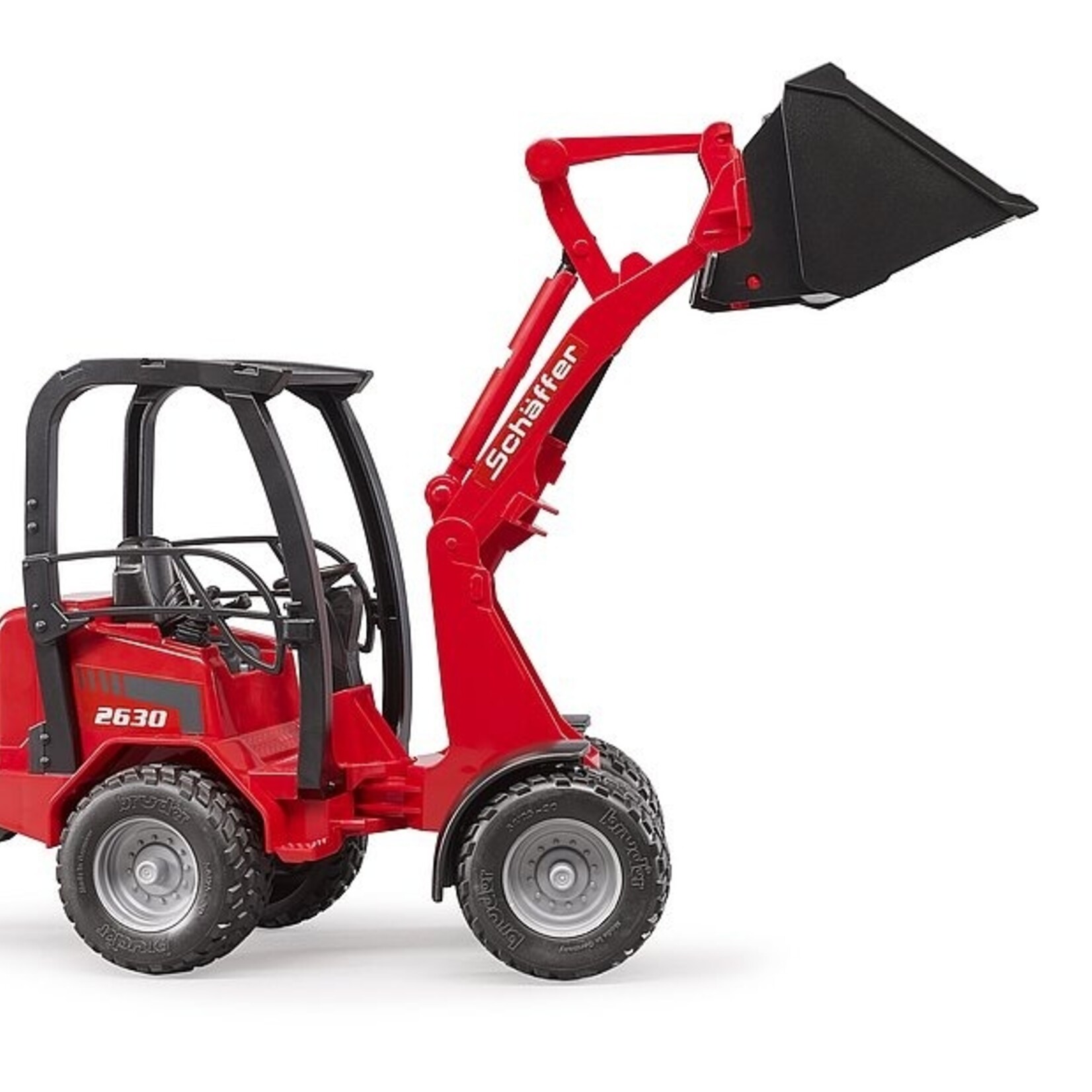 Bruder Chargeuse sur pneus Bruder Schäffer 2630 Chargeur compact – 1:16 (réf. 021900)