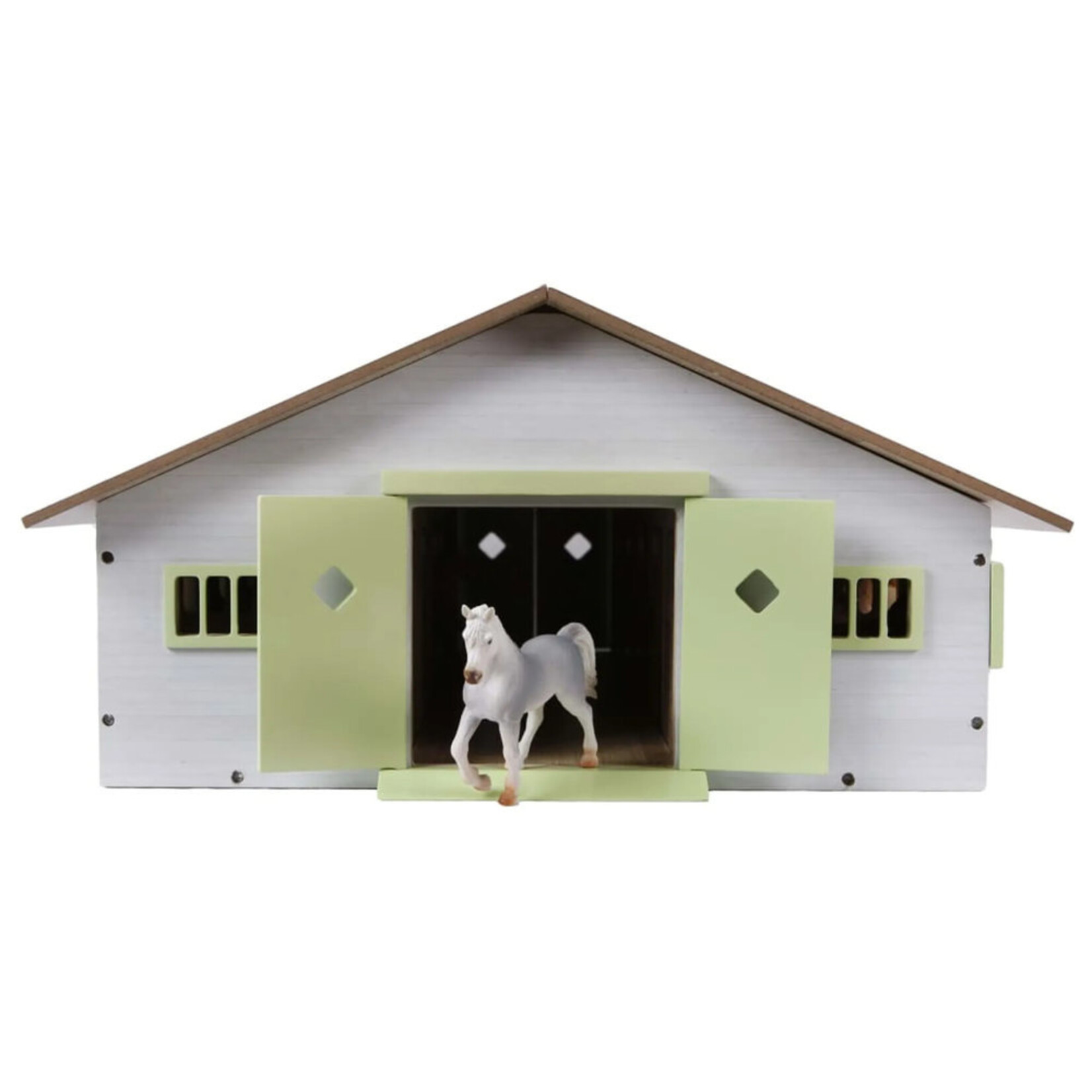 Kids Globe Écurie miniature Kids Globe 9 stalles – 1:32