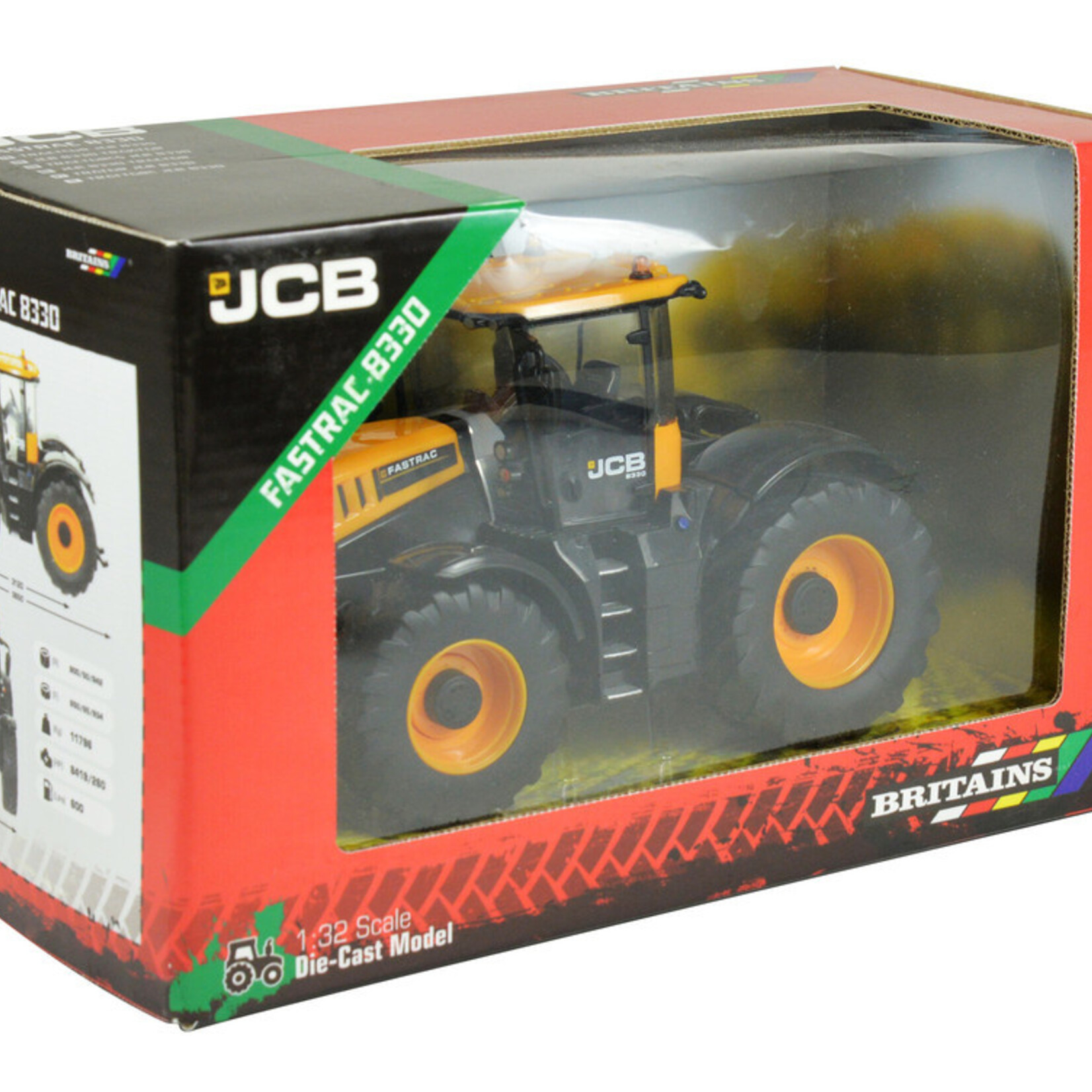 Britains Chariot télescopique Britains JCB 8330 Fastrac – 1:32