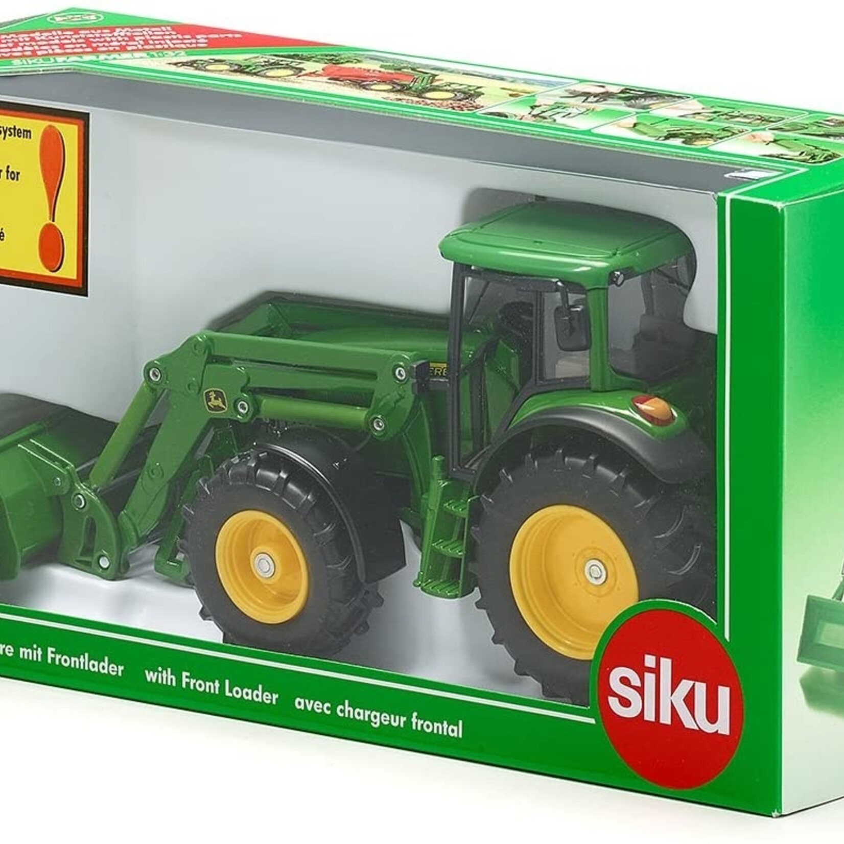 Siku Tracteur Siku Farmer 3652 John Deere 6820 avec chargeur frontal – 1:32