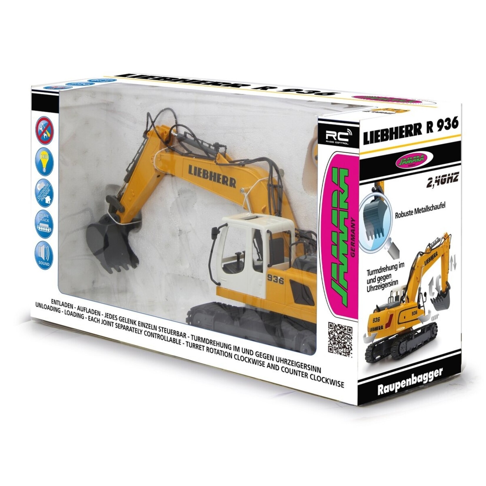 Jamara Pelleteuse Jamara Liebherr R936 2,4Ghz – 1:20