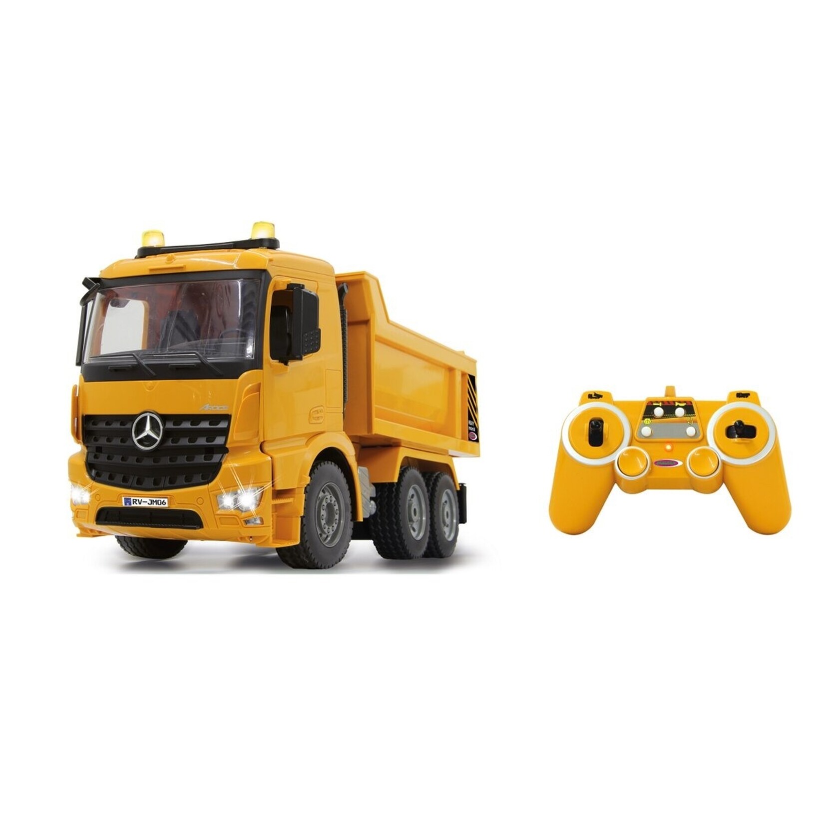 Jamara Camion Jamara Mercedes Arocs à benne basculante 2,4Ghz – 1:20