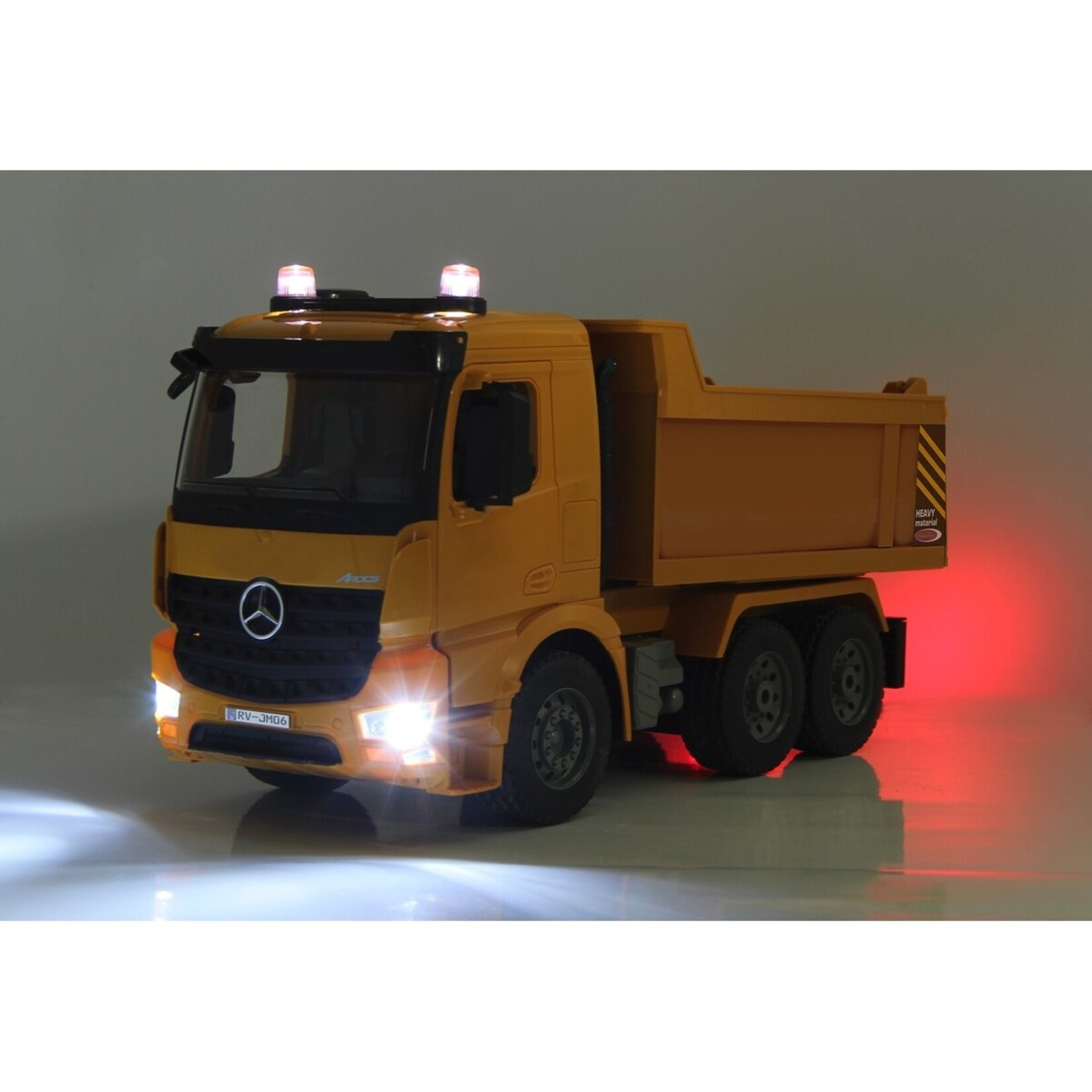 Jamara Camion Jamara Mercedes Arocs à benne basculante 2,4Ghz – 1:20