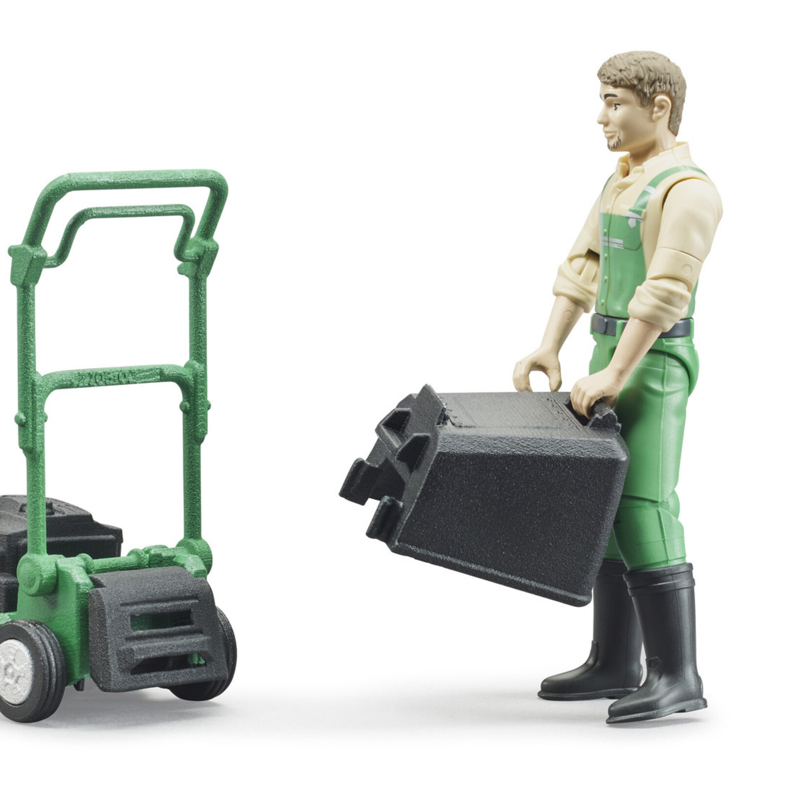 Bruder Accessoire Bruder Jardinier avec tondeuse à gazon et équipement