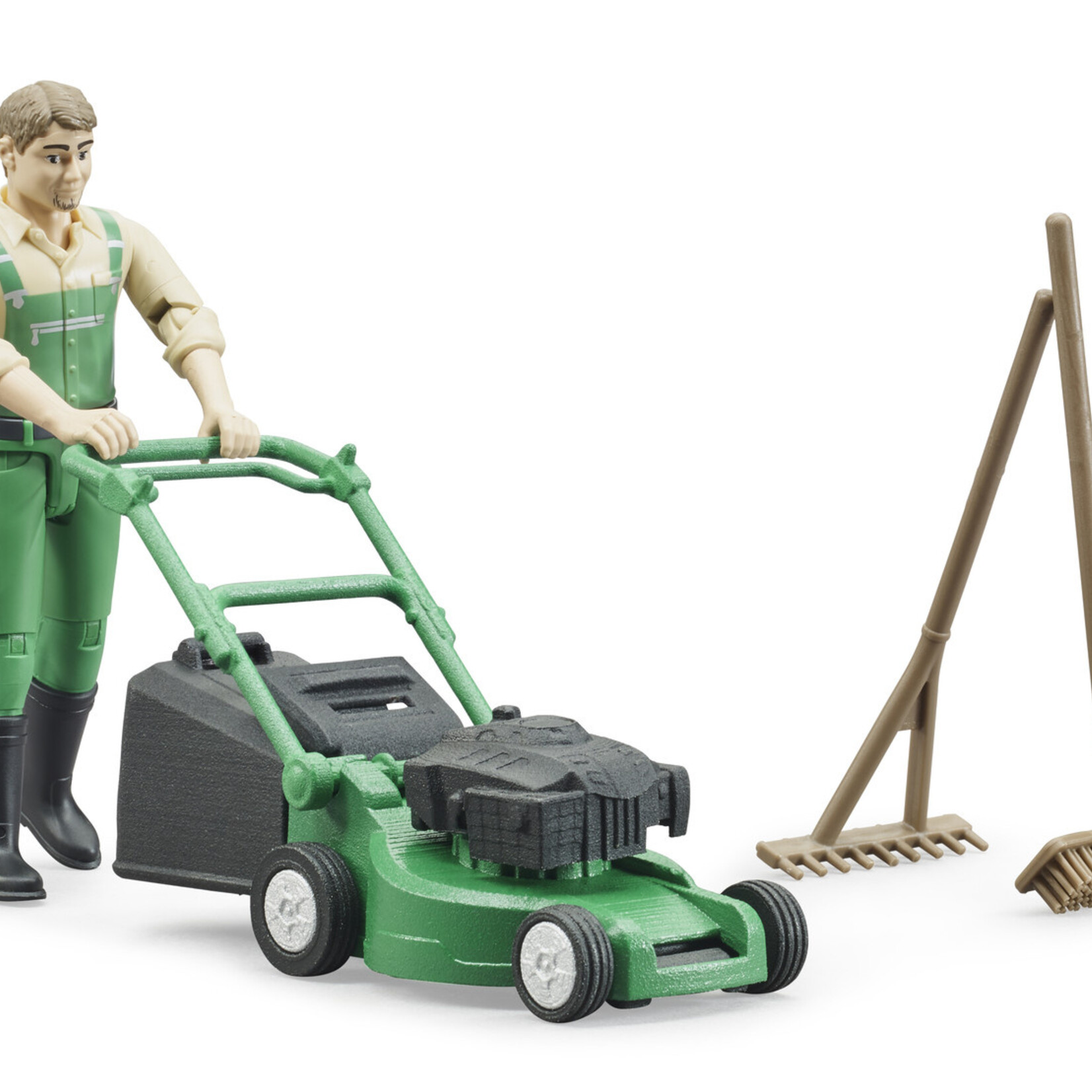 Bruder Accessoire Bruder Jardinier avec tondeuse à gazon et équipement
