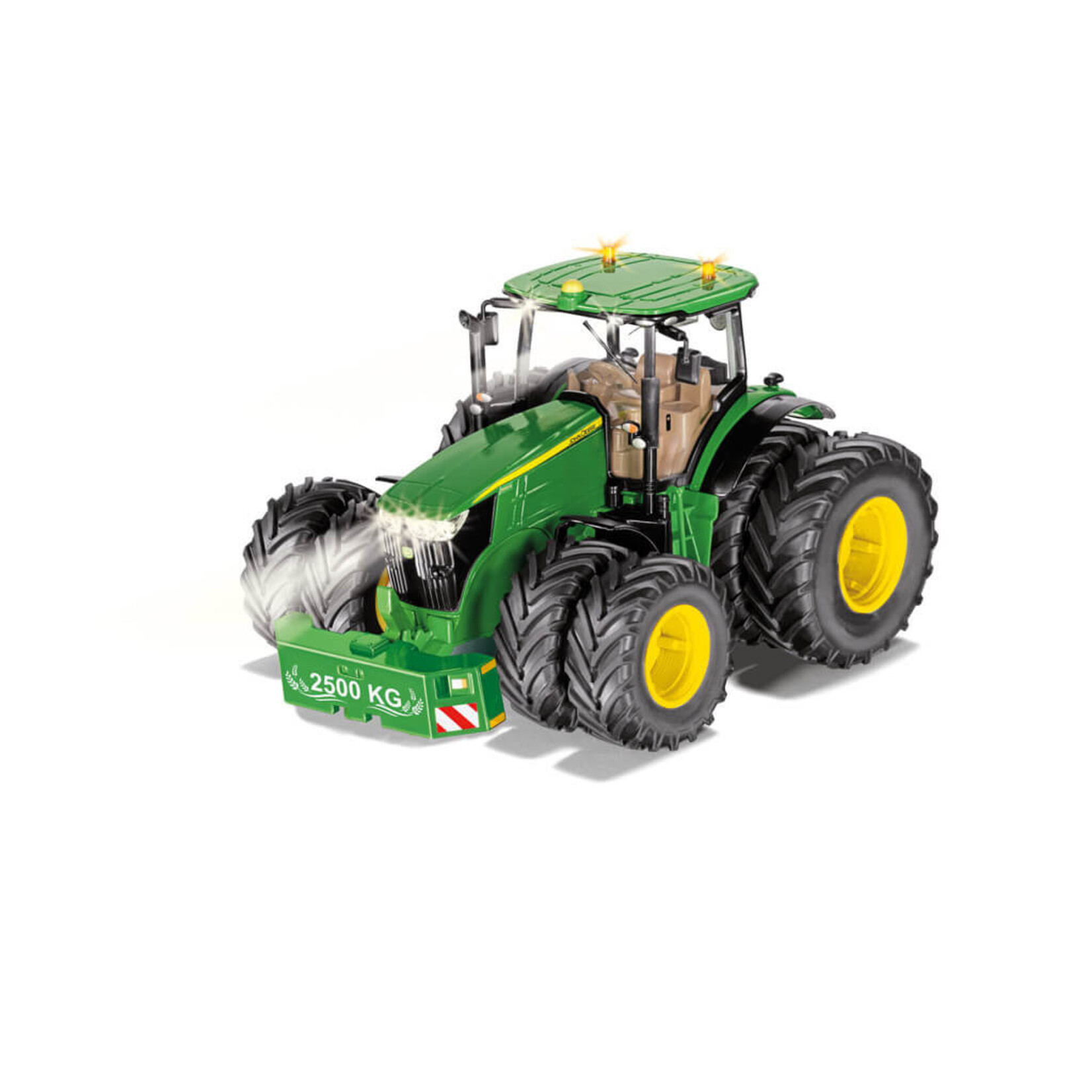 Siku Tracteur Siku Control John Deere 7290R à roues jumelées et – 1:32, radiocommandé