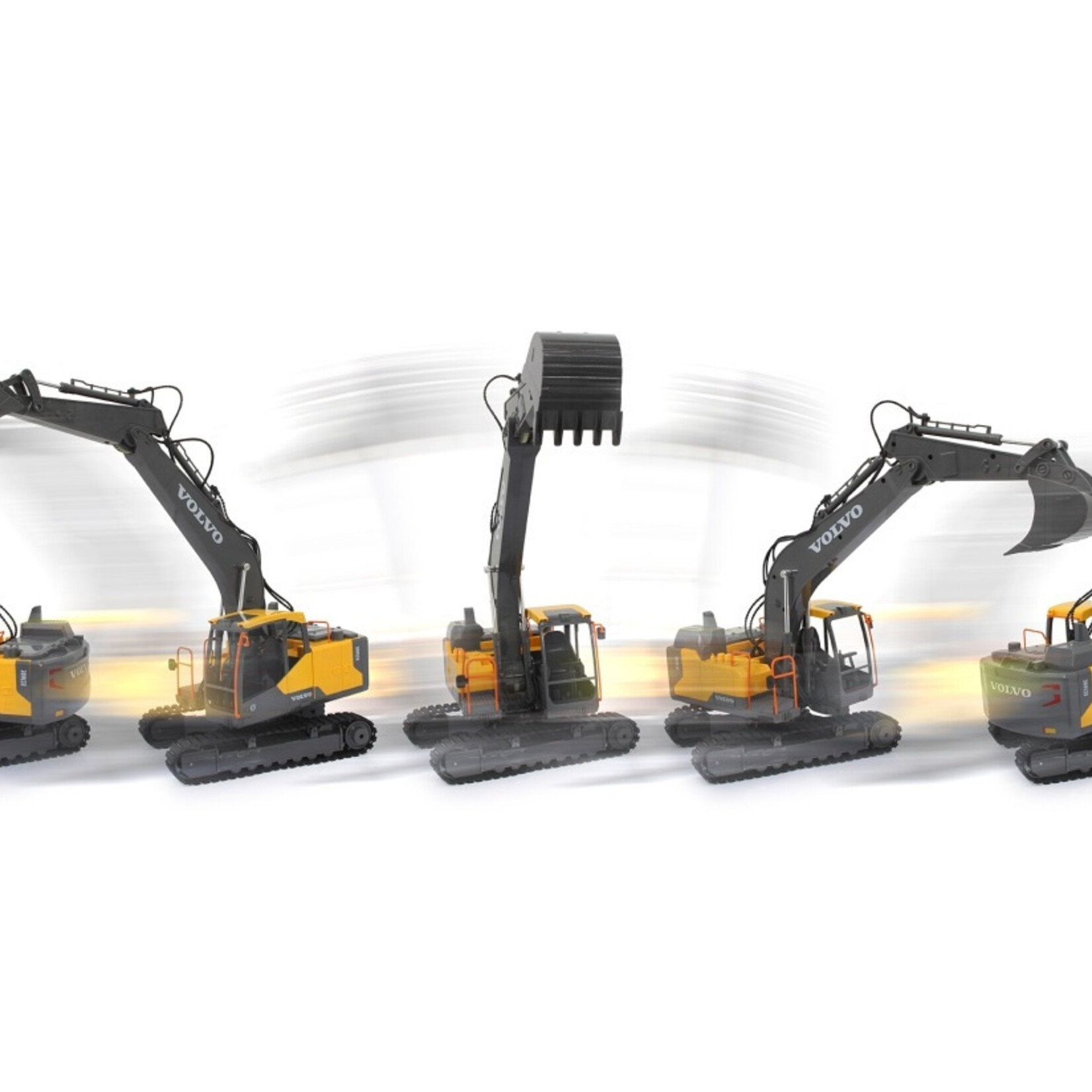 Jamara Pelleteuse Jamara Volvo EC160 – 1:16, radiocommandé