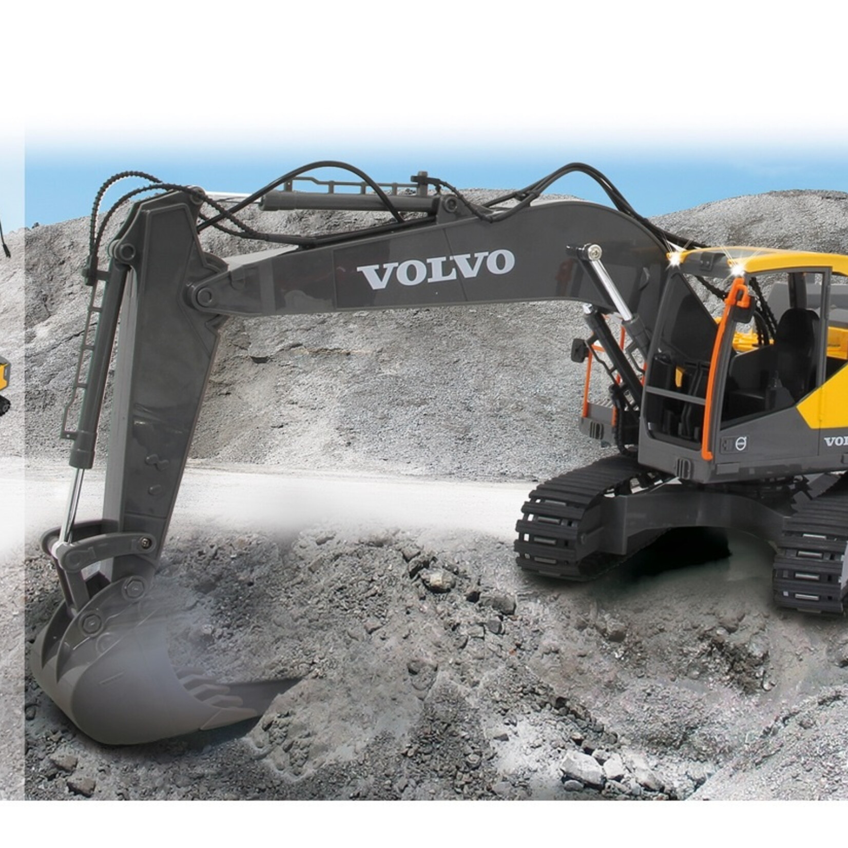 Jamara Pelleteuse Jamara Volvo EC160 – 1:16, radiocommandé