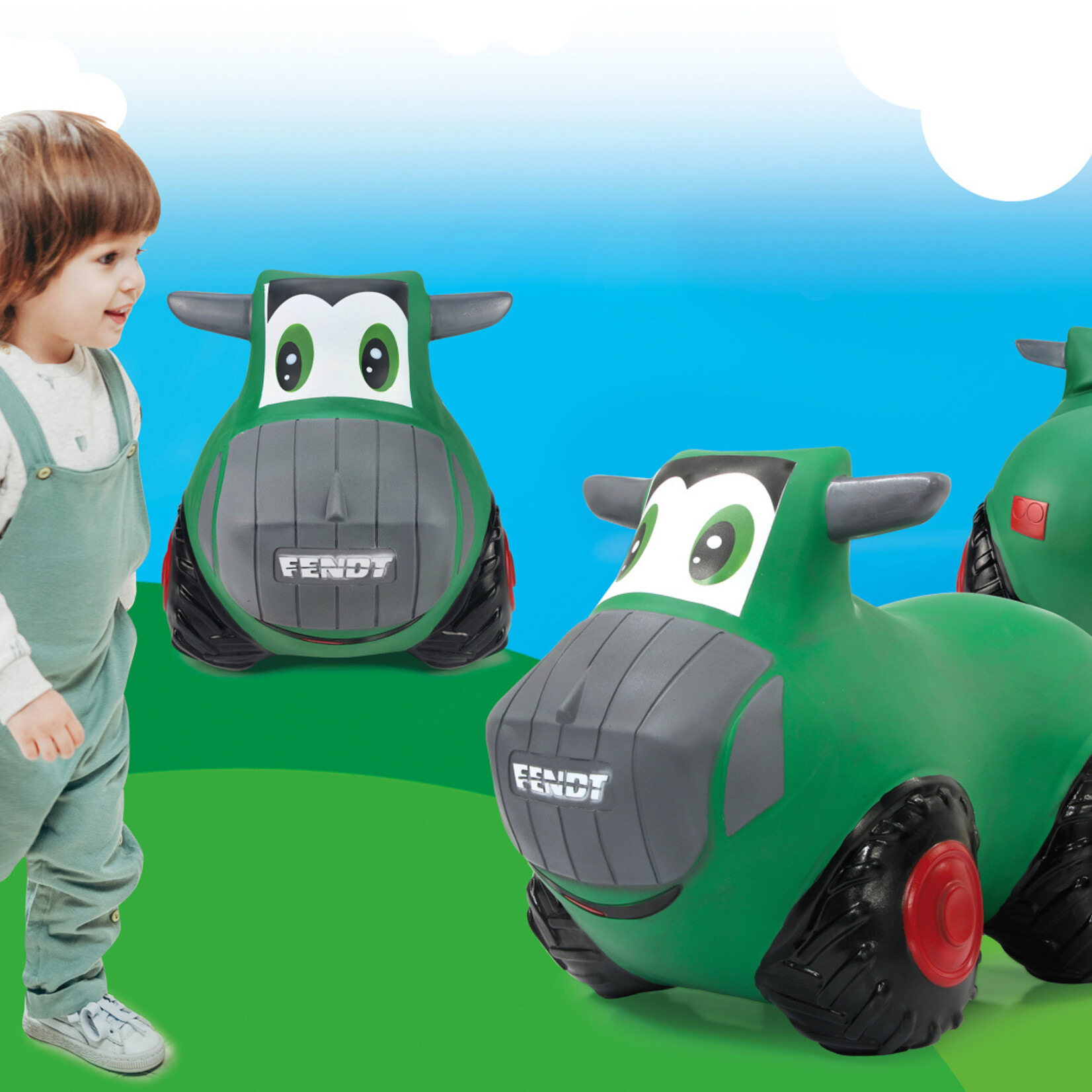 Jamara Tracteur Jamara Fendt rebondissant