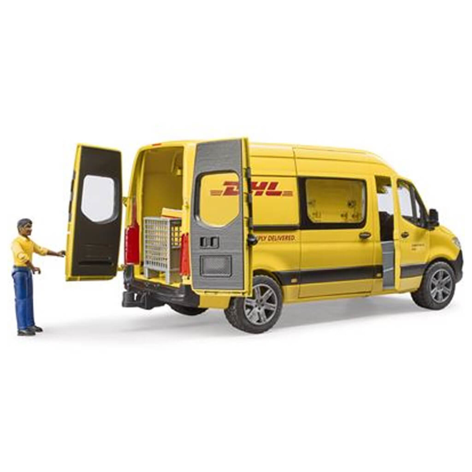 Bruder Camion Bruder Mercedes Benz MB Sprinter DHL avec chauffeur