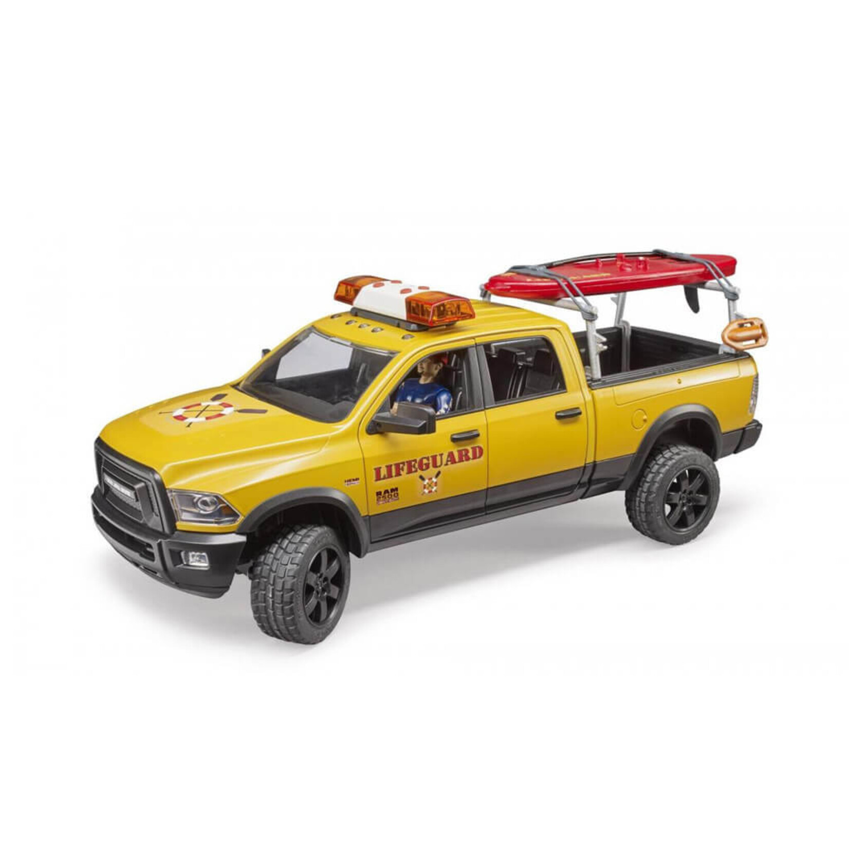 Bruder Figurines Bruder Dodge RAM Power Wagon RAM 2500 pour maître-nageur – 1:16