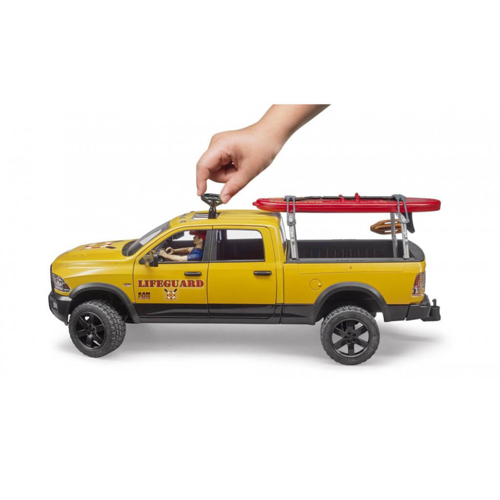 Bruder Figurines Bruder Dodge RAM Power Wagon RAM 2500 pour maître-nageur – 1:16