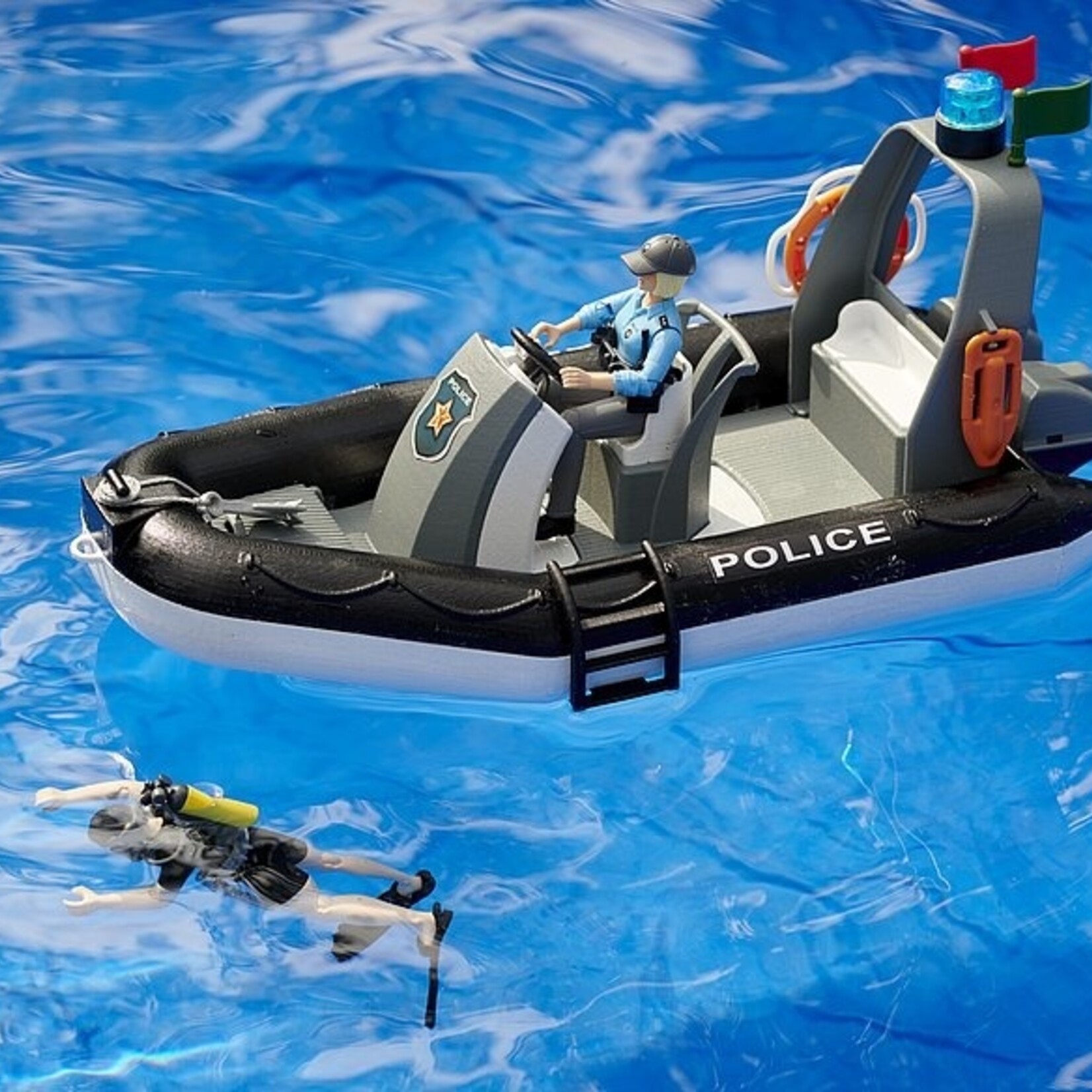 Bruder Bateau miniature Bruder Dodge RAM 2500 Police Pick Up – 1:16