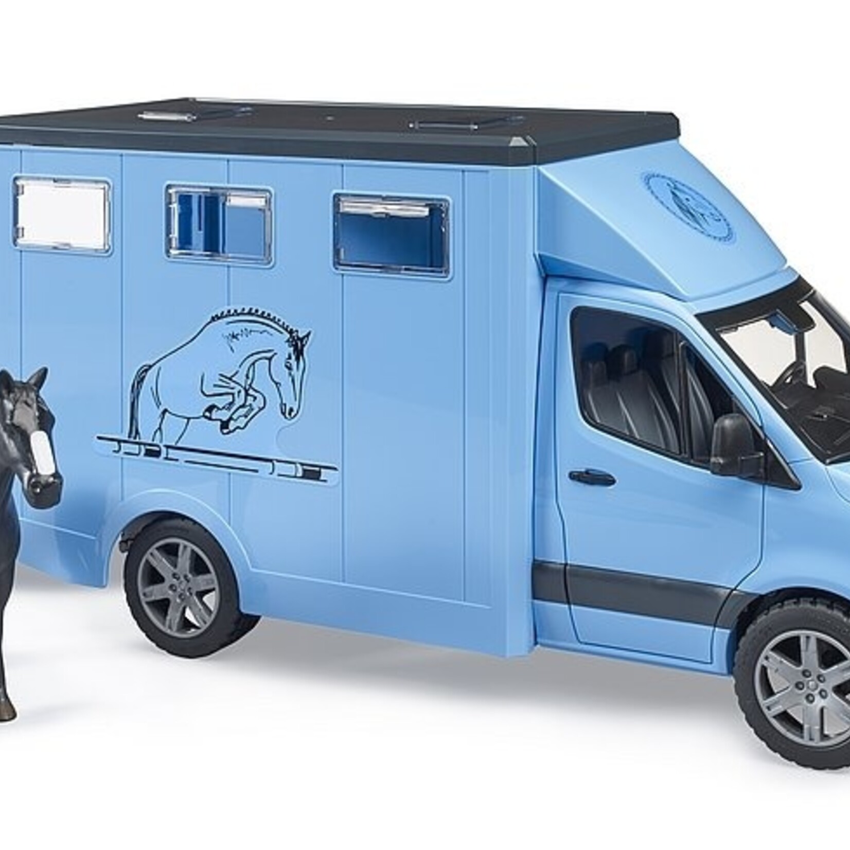 Bruder Camion Bruder Mercedes Benz Sprinter avec transporteur de chevaux