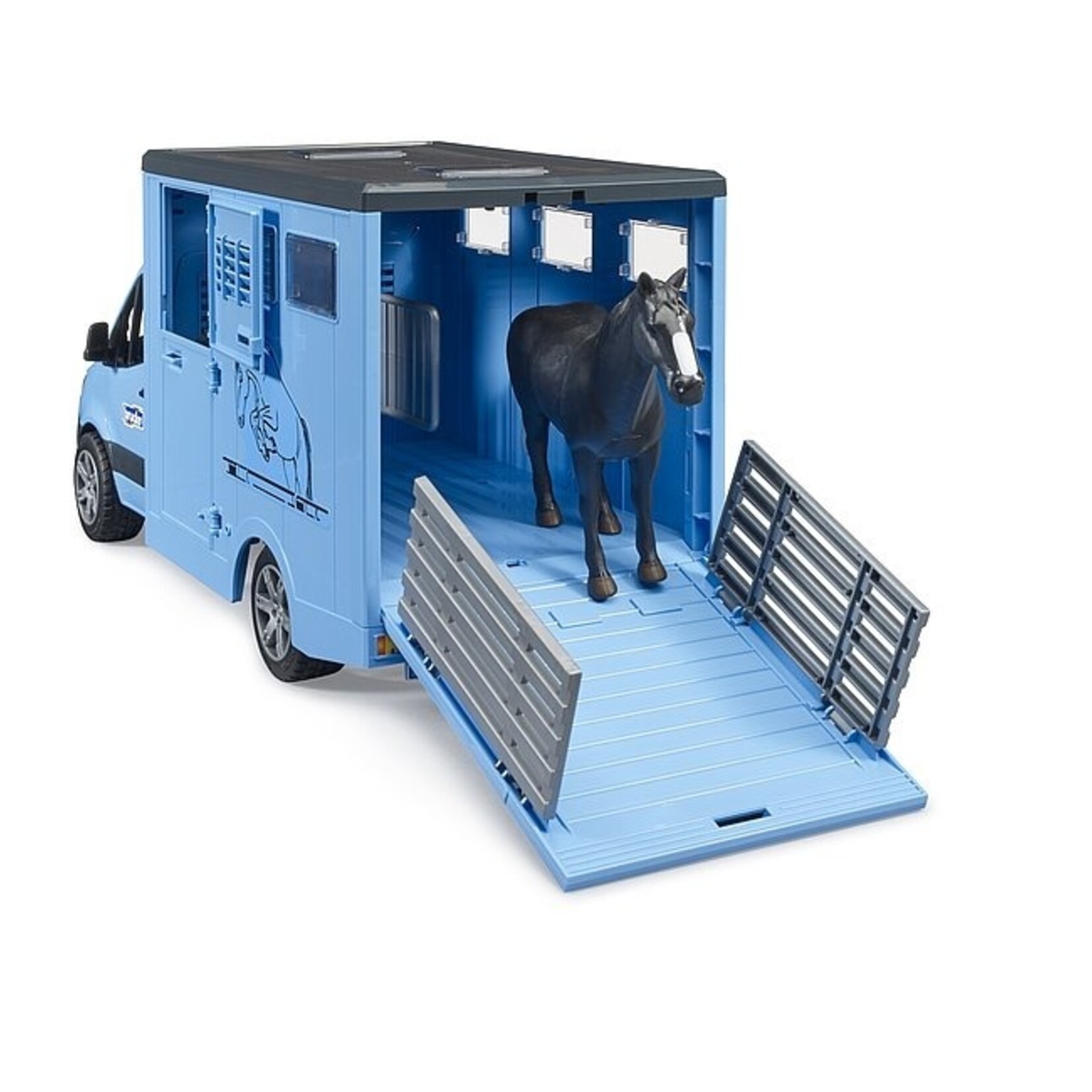 Bruder Camion Bruder Mercedes Benz Sprinter avec transporteur de chevaux