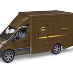 Bruder Camion Bruder Mercedes Benz Sprinter UPS avec chauffeur et accessoires