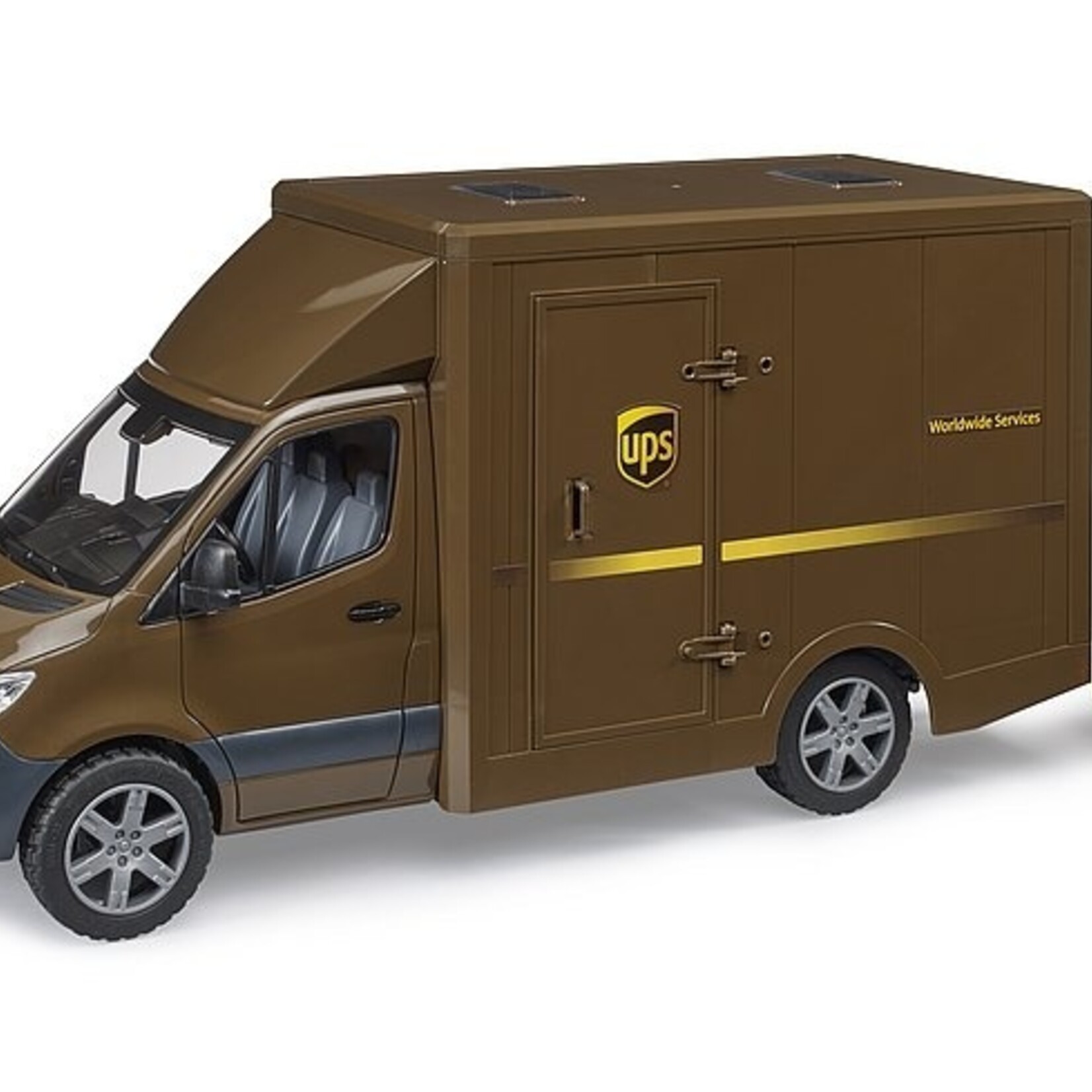 Bruder Camion Bruder Mercedes Benz Sprinter UPS avec chauffeur et accessoires