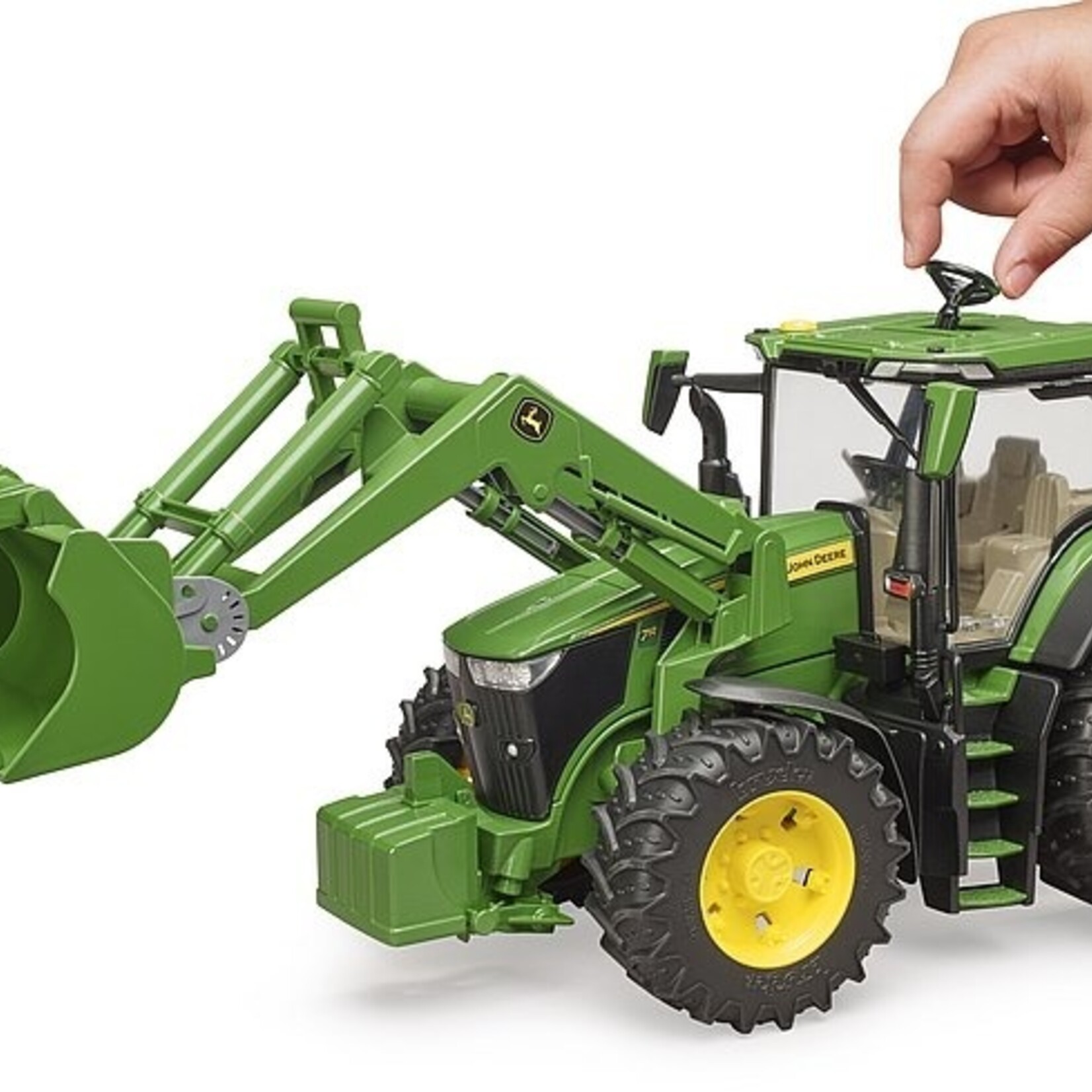 Bruder Tracteur Bruder John Deere 7R 350 avec chargeur frontal
