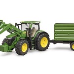 Bruder Tracteur Bruder John Deere 7R 350 avec chargeur frontal et