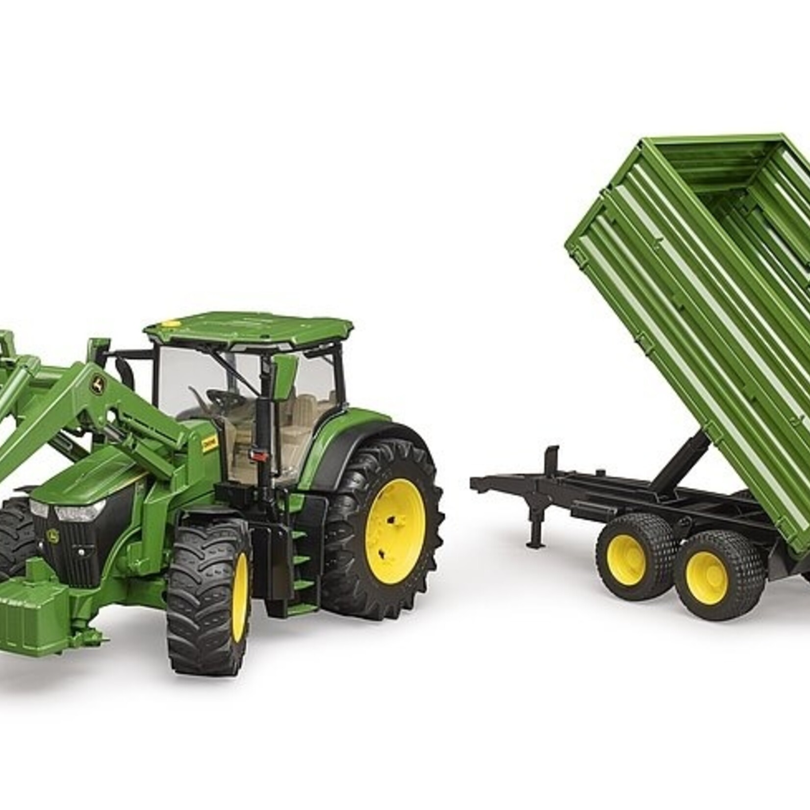 Bruder Tracteur Bruder John Deere 7R 350 avec chargeur frontal et