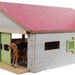 Kids Globe Écurie miniature Kids Globe Globe pour enfants de chevaux – 1:32