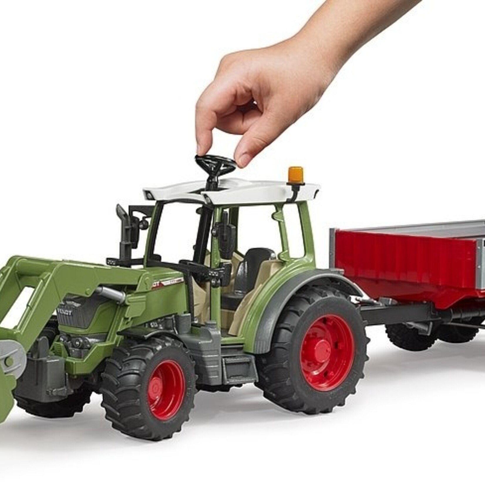 Bruder Tracteur Bruder Fendt Vario 211 avec chargeur frontal et – 1:16