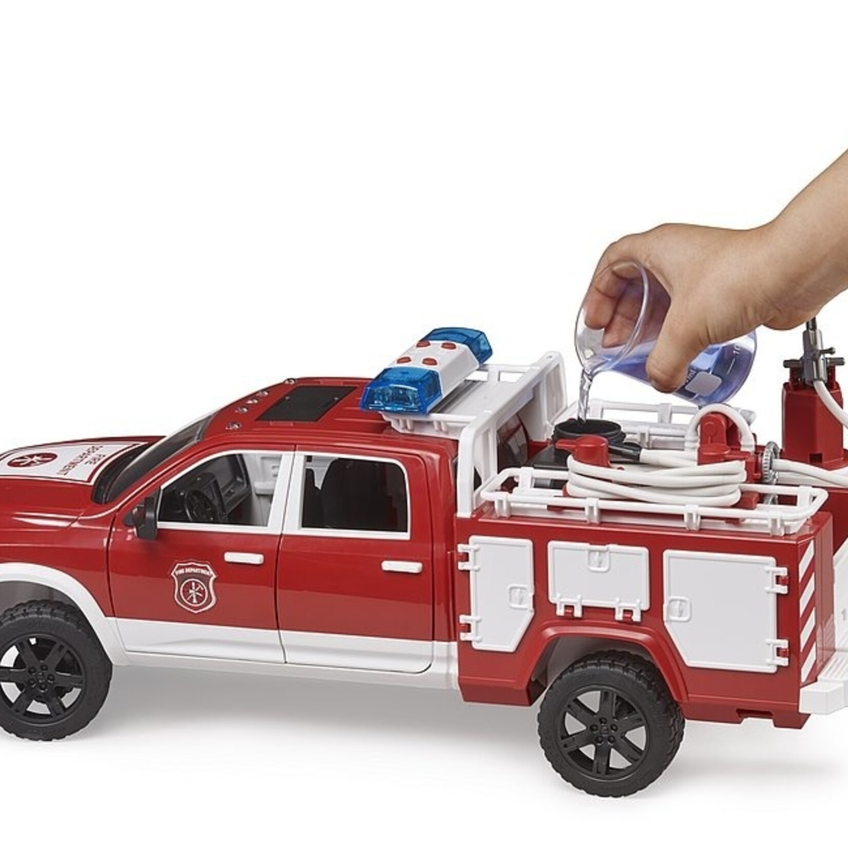 Bruder Pick-up de pompiers Bruder service d'incendie Dodge RAM 2500 – 1:16