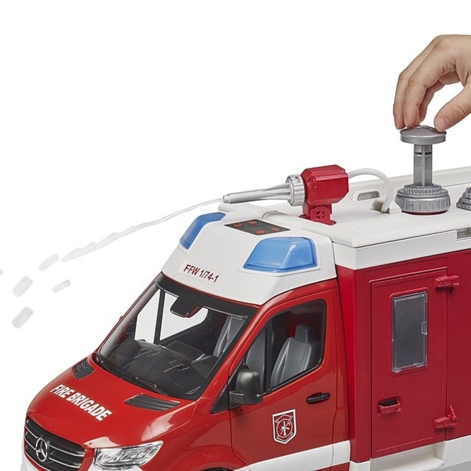Bruder Camion Bruder Mercedes Sprinter Véhicule d'incendie – 1:16