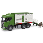 Bruder Camion Bruder Scania 560R remorque à bestiaux avec vache – 1:16