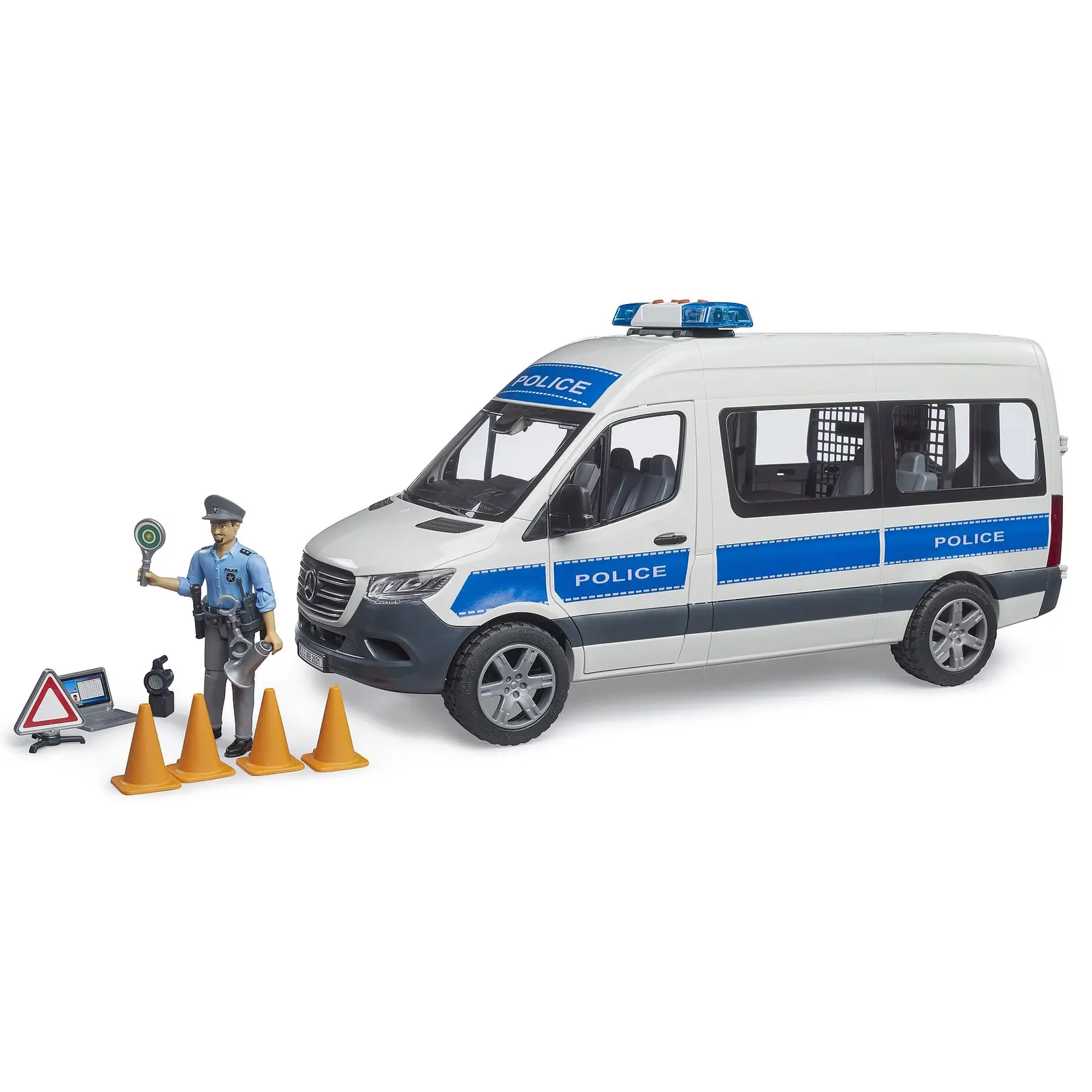 Bruder Camion Bruder Mercedes Benz MB Sprinter Véhicule de police – 1:16