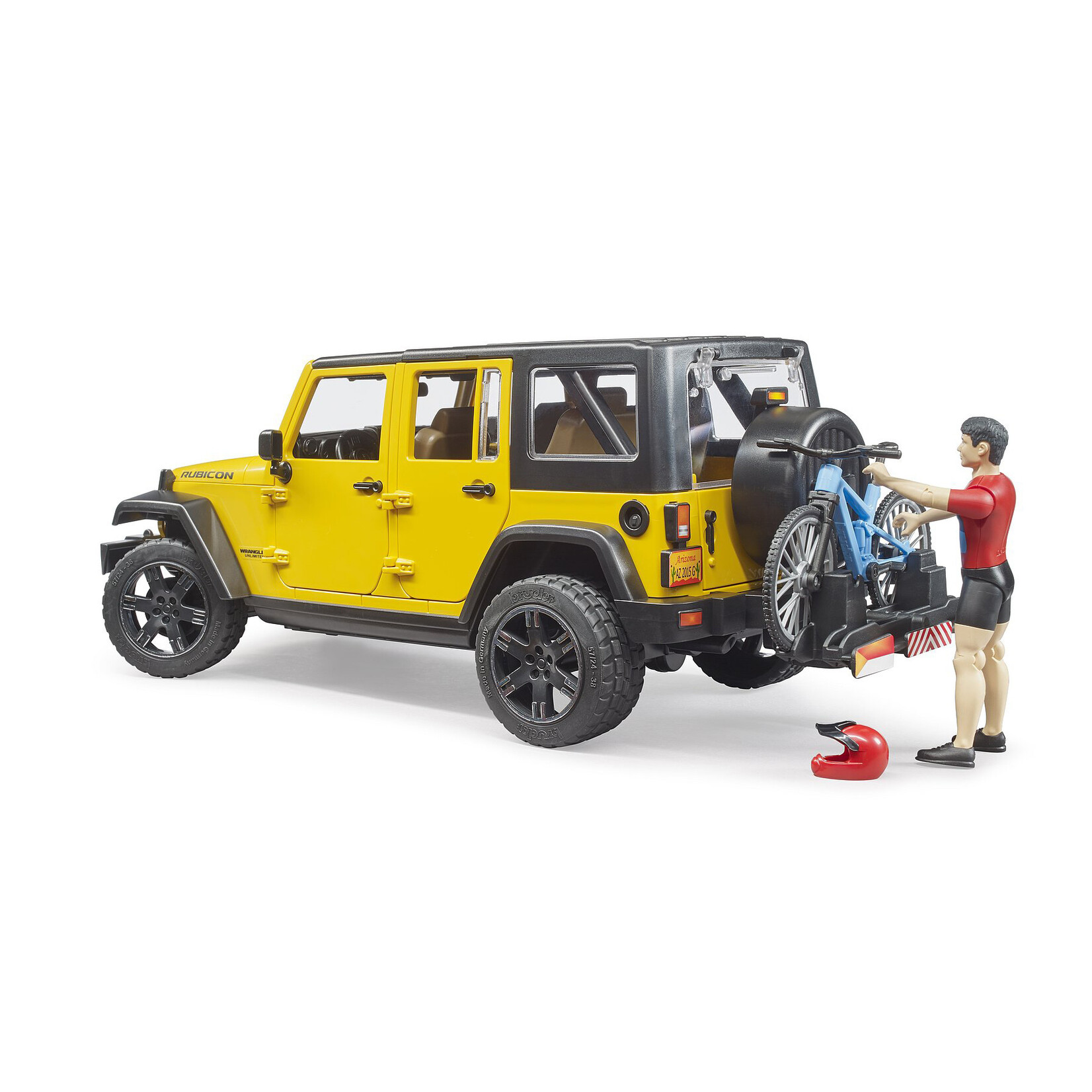 Bruder Voiture miniature Bruder Jeep Wrangler Rubicon Unlimited – 1:16