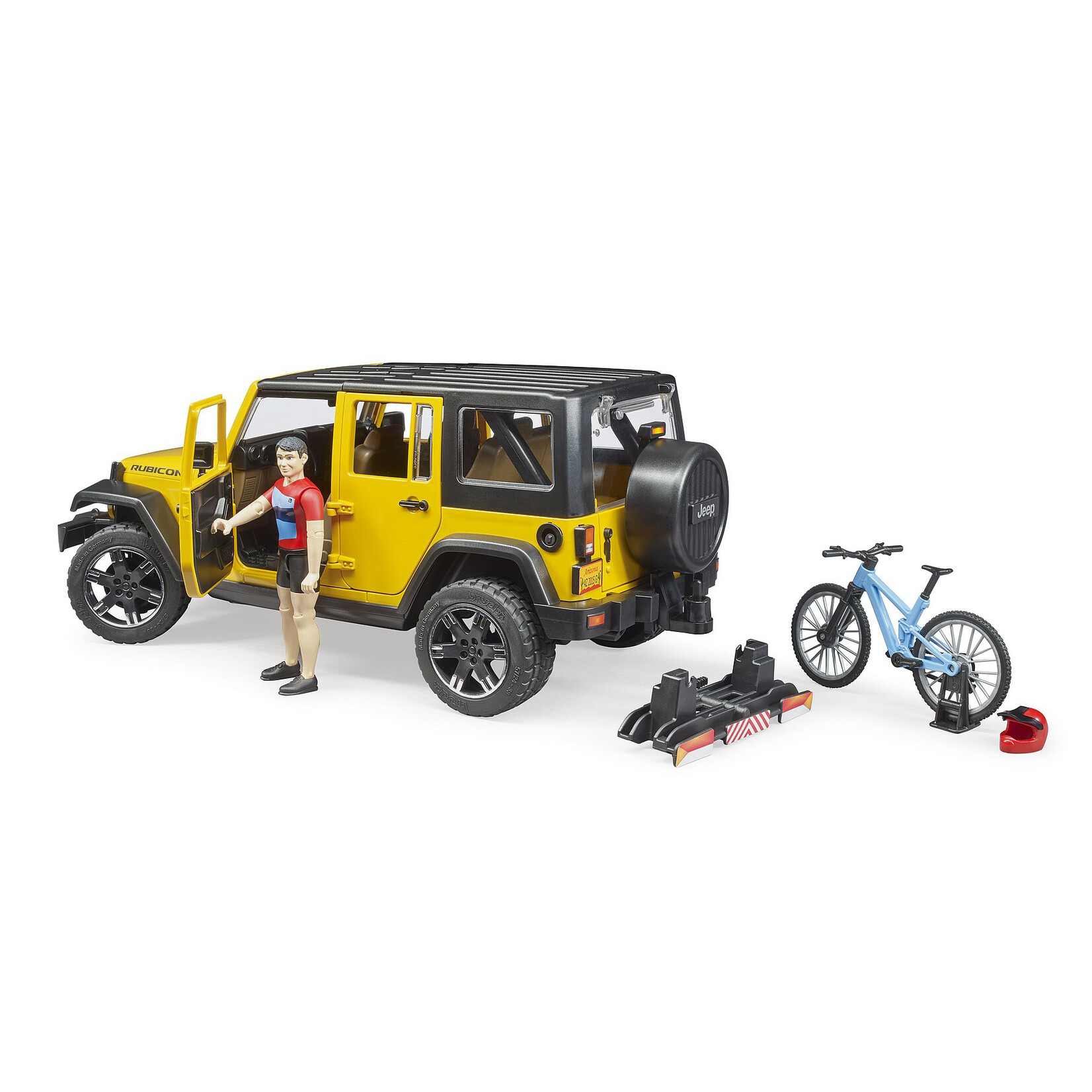 Bruder Voiture miniature Bruder Jeep Wrangler Rubicon Unlimited – 1:16