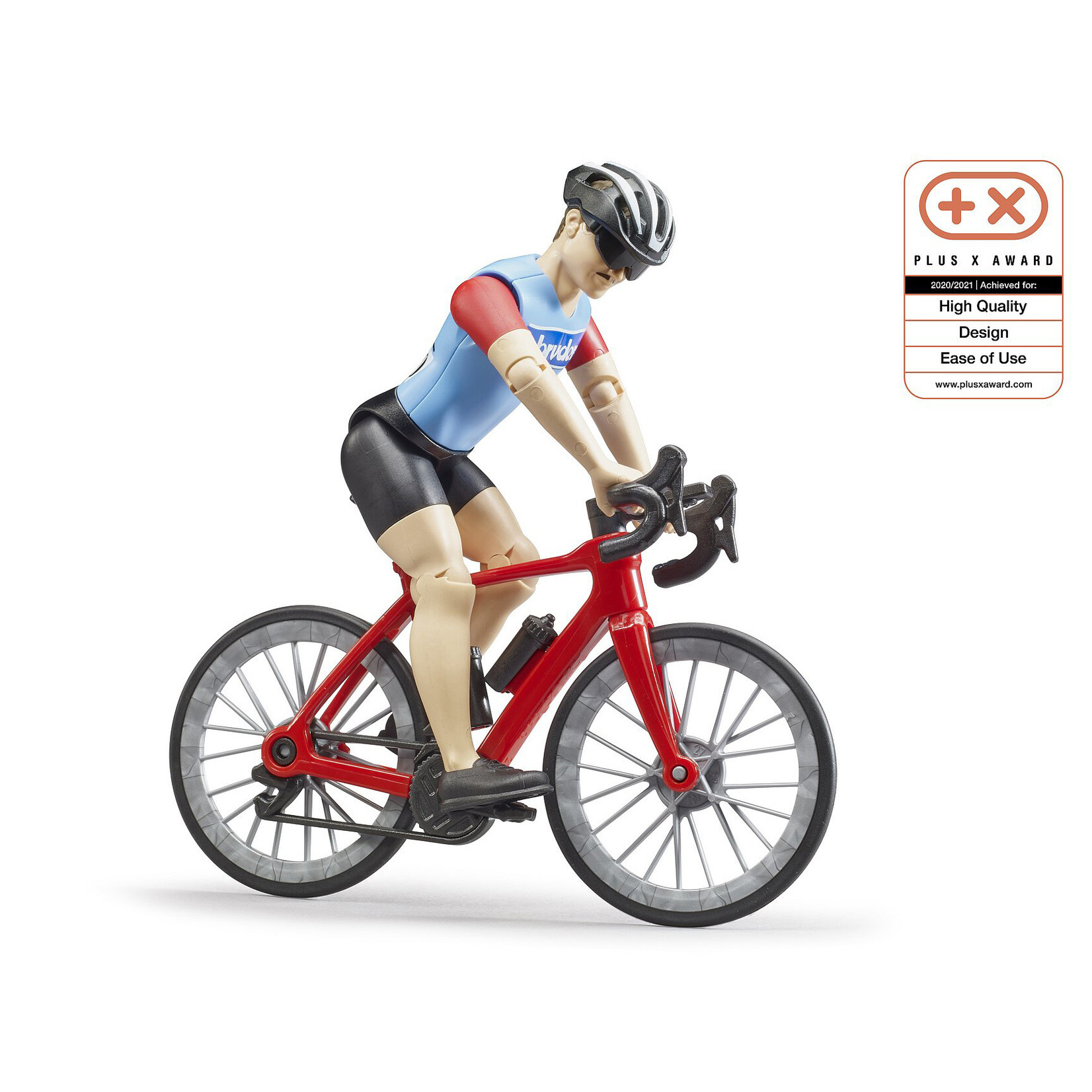 Bruder Accessoires de ferme Bruder Vélo de course avec cycliste – 1:16