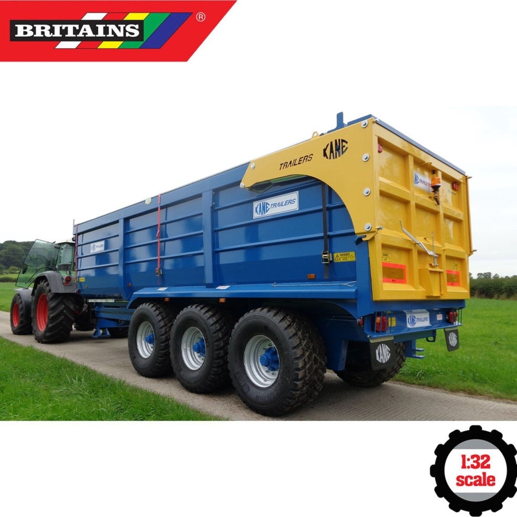 Britains Remorque Britains D'Ensilage à Trois Essieux Kane – 1:32