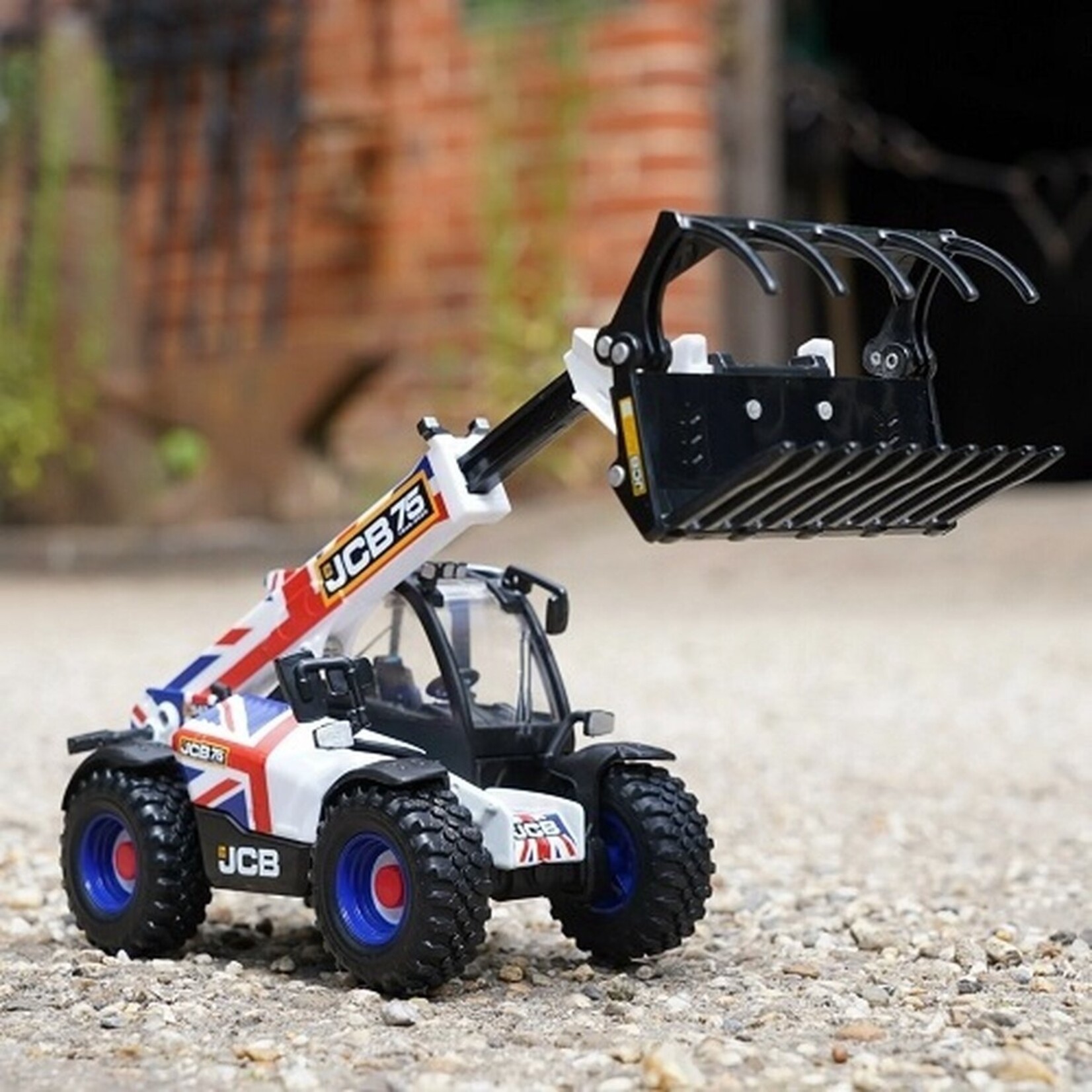 Britains Chariot télescopique Britains JCB Union Jack AgriPro Télescopique – 1:32