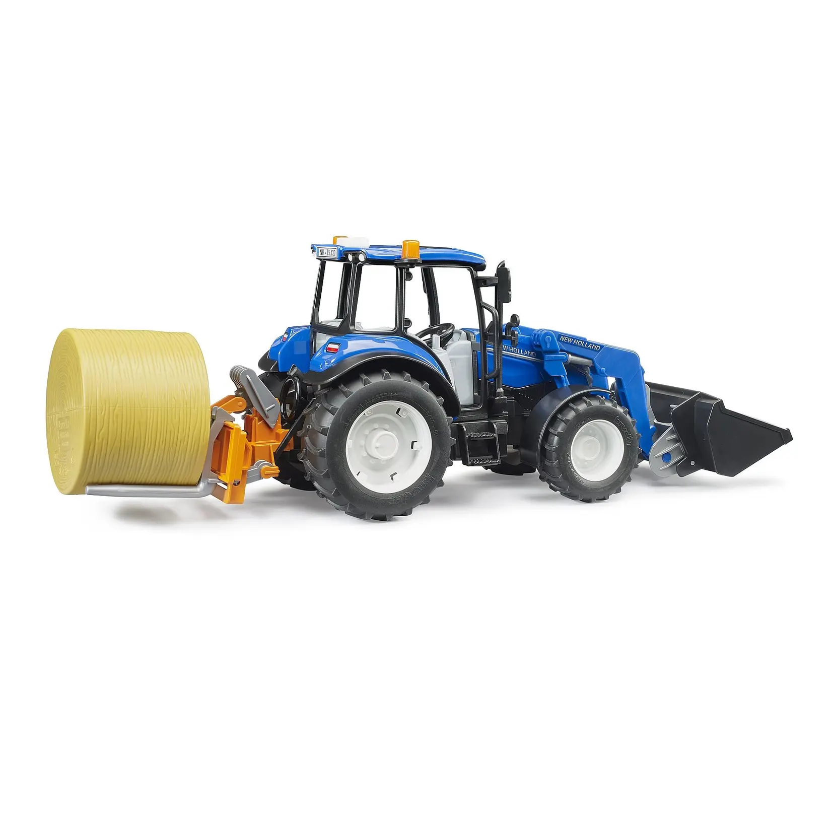 Bruder Tracteur Bruder New Holland T5.120 + Chargeur frontal, bennes – 1:16