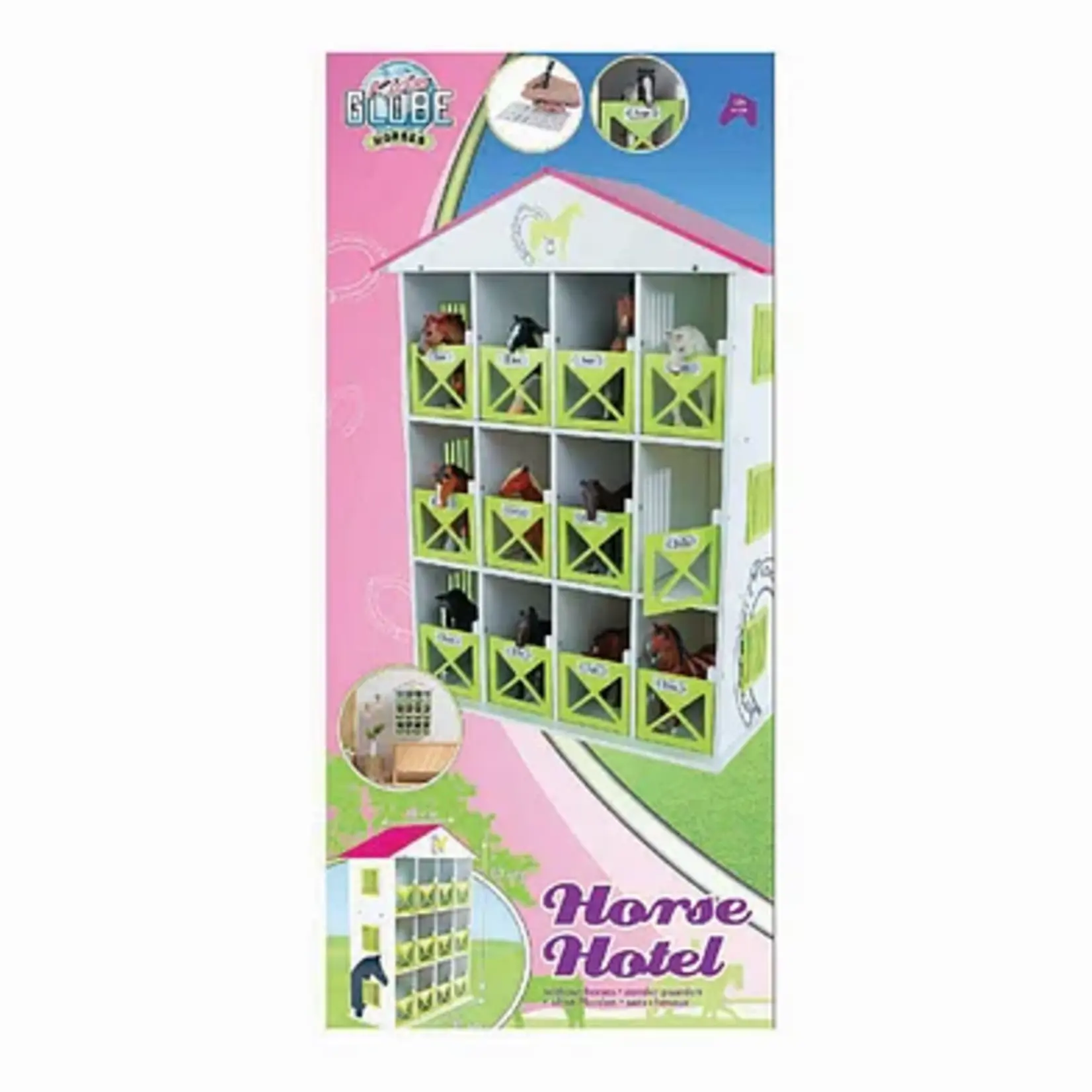Kids Globe Boîte de rangement Kids Globe Horse avec 12 boîtes