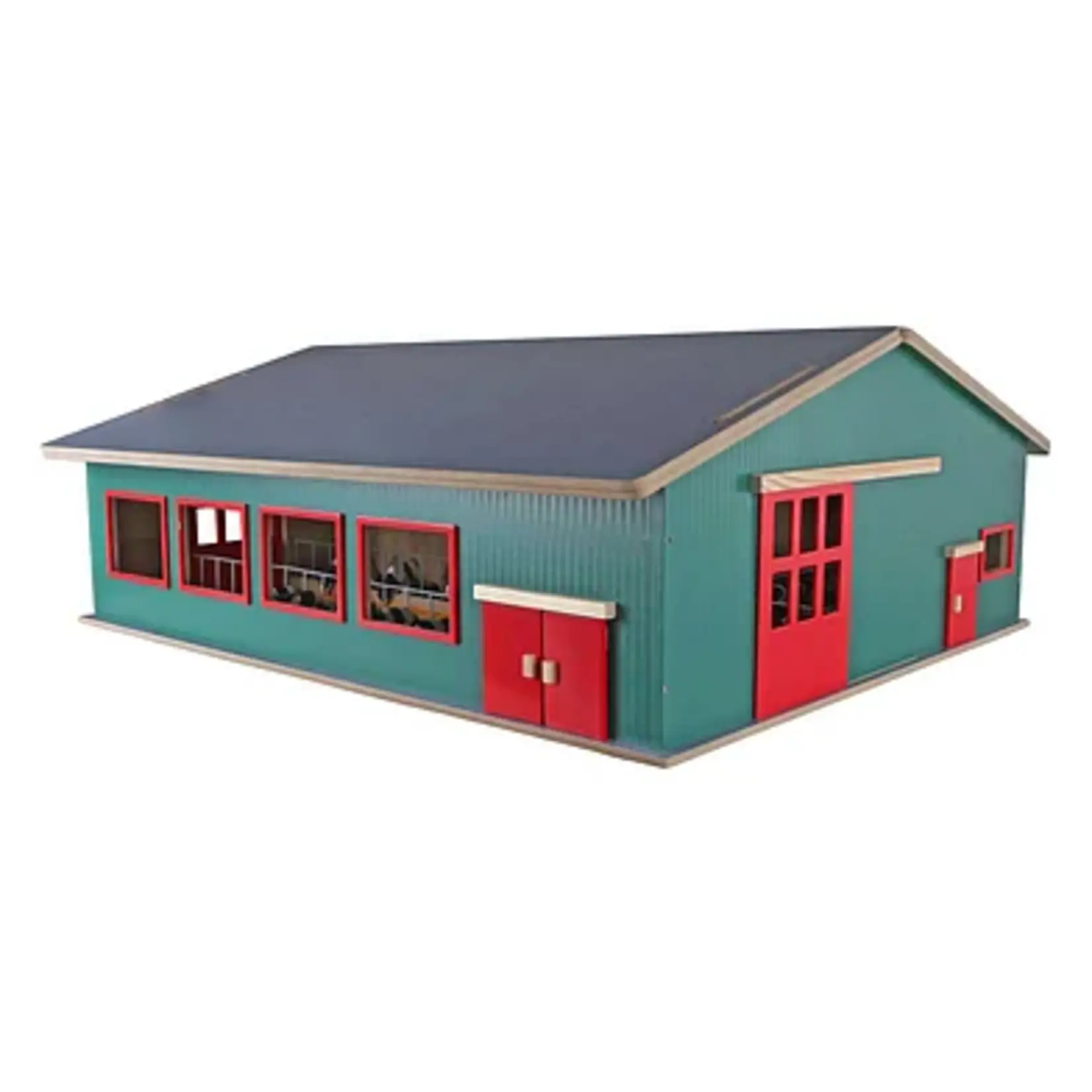 Kids Globe Écurie miniature Kids Globe rangement et pâturage – 1:32